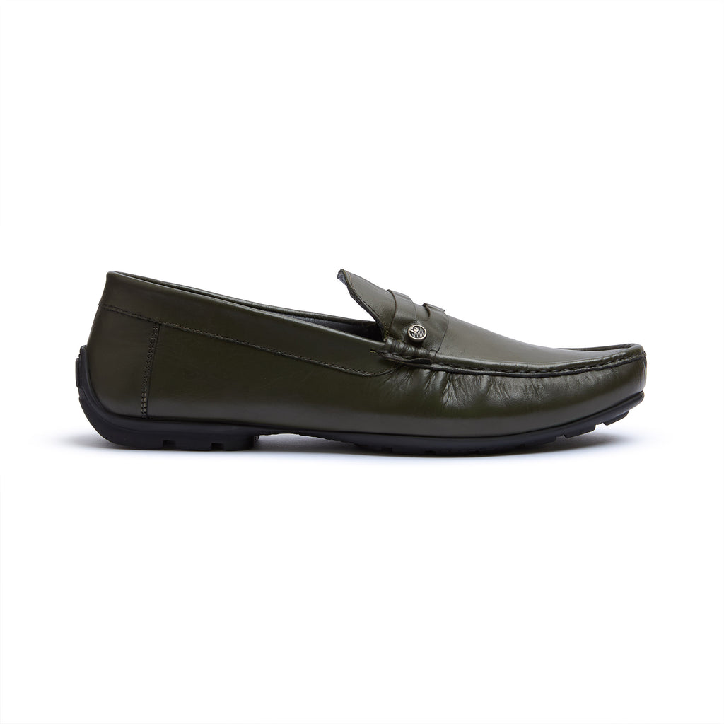Handmade summer shoes ZD \ H 2001 \ leather Green