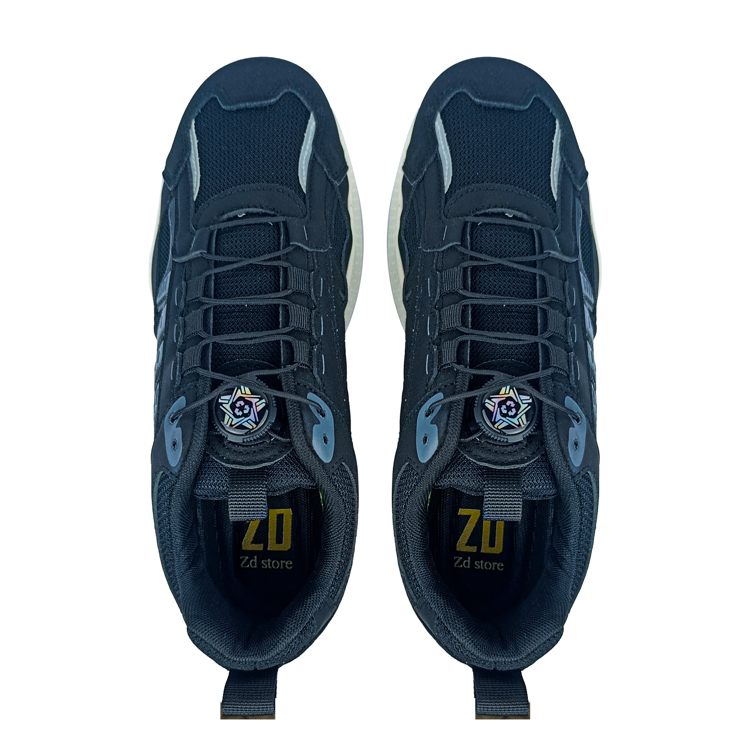 High-quality athletic shoes from ZD / 100-4 Black