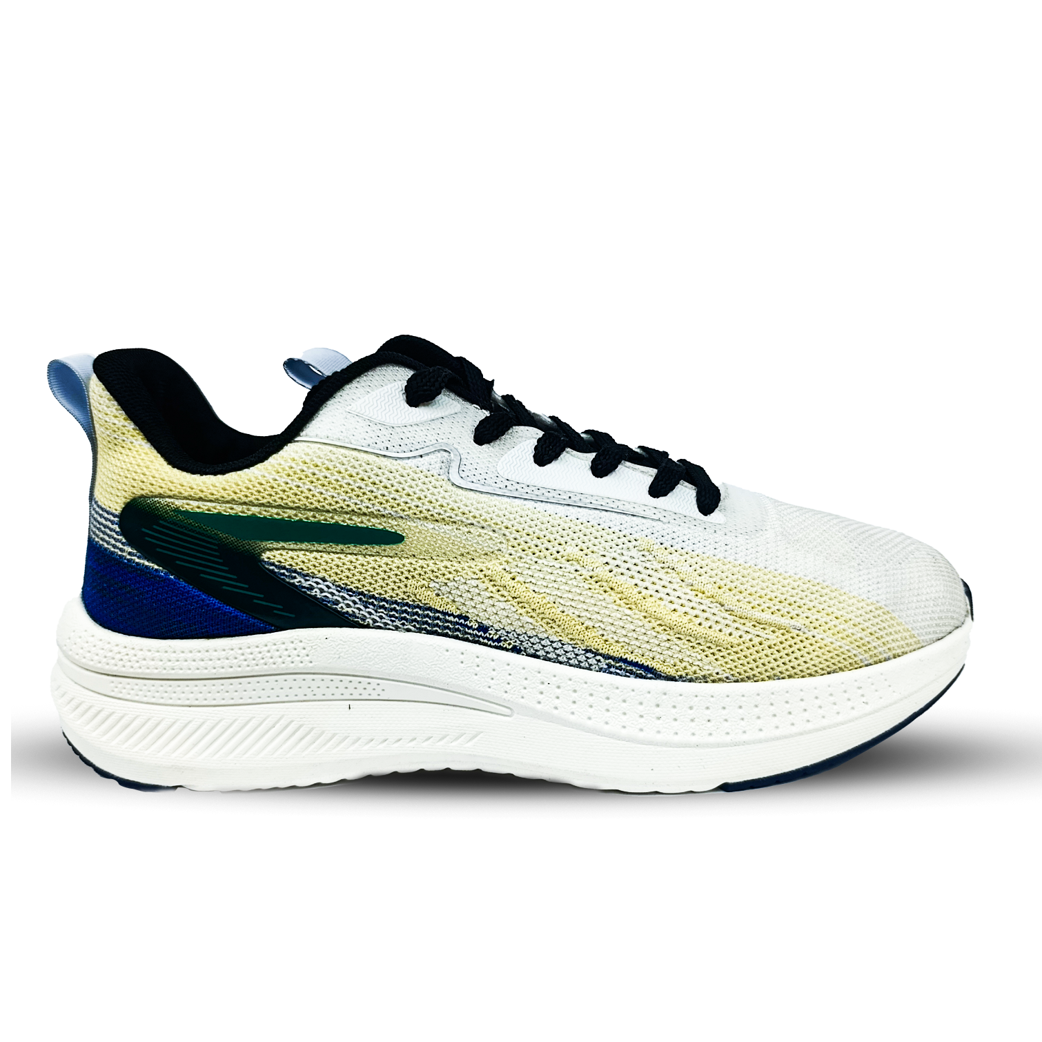 High-quality athletic shoes from ZD / 100- 1  White Yellow