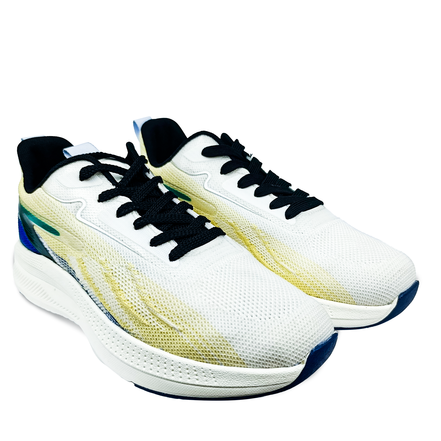 High-quality athletic shoes from ZD / 100- 1  White Yellow
