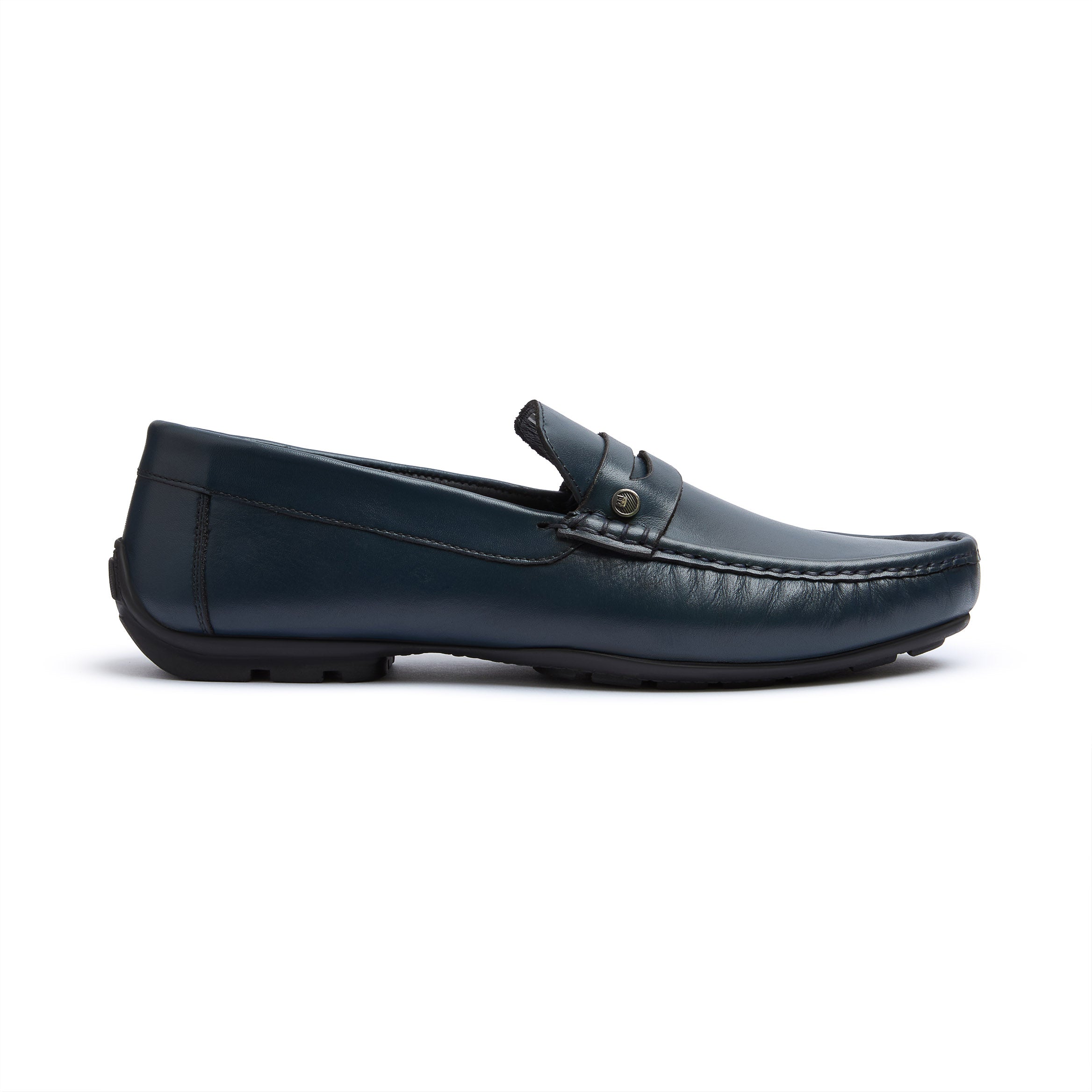 Handmade summer shoes ZD \ H 2001 \ leather Navy