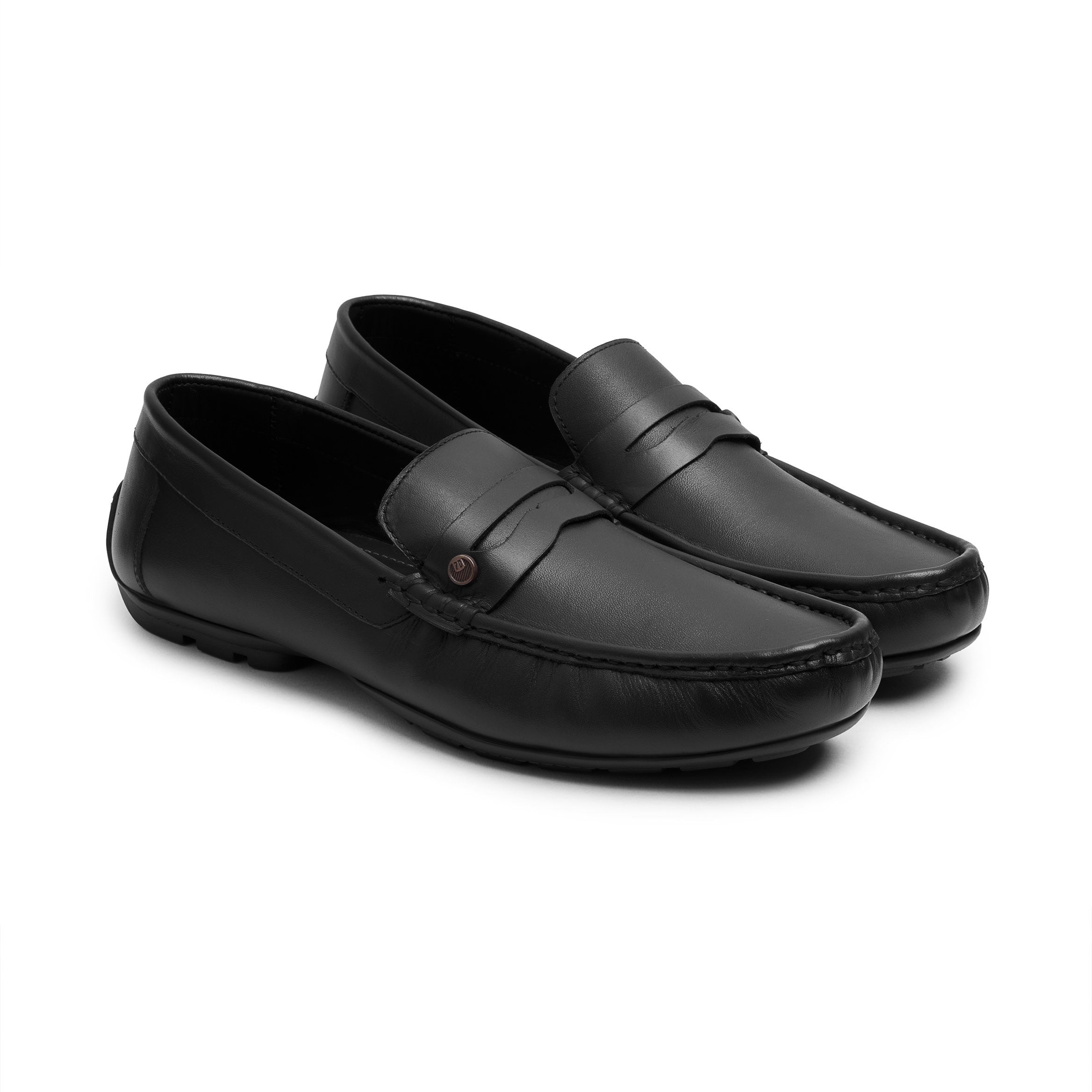 Handmade summer shoes ZD \ H 2001 \ leather Black