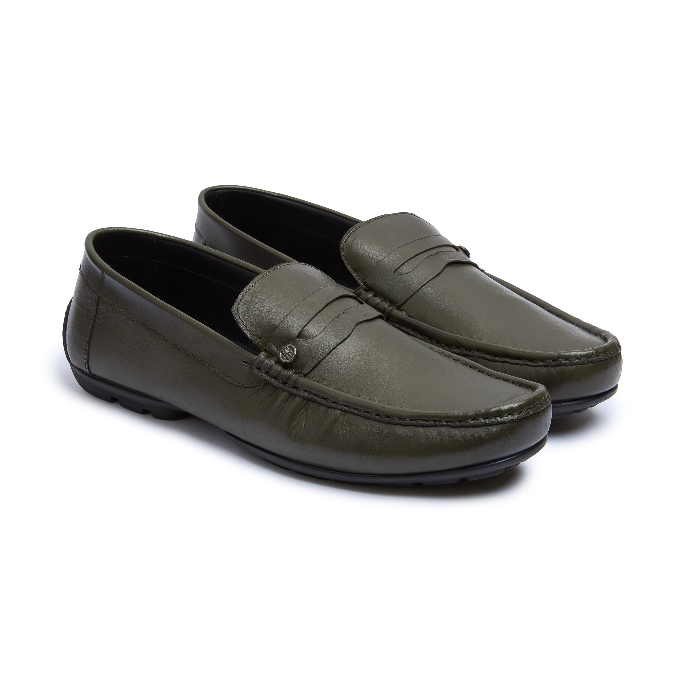 Handmade summer shoes ZD \ H 2001 \ leather Green