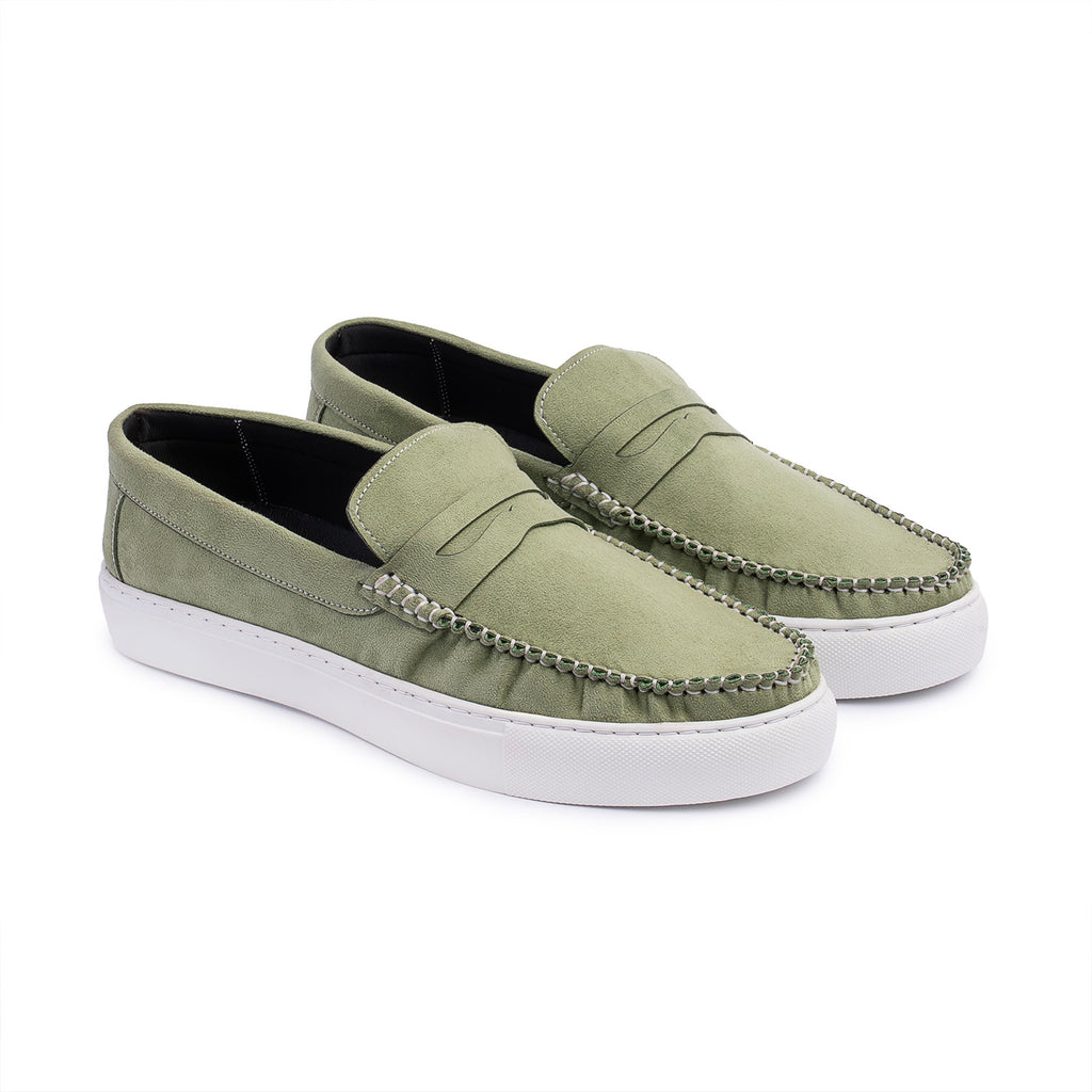 Handmade summer shoes ZD \120\Green