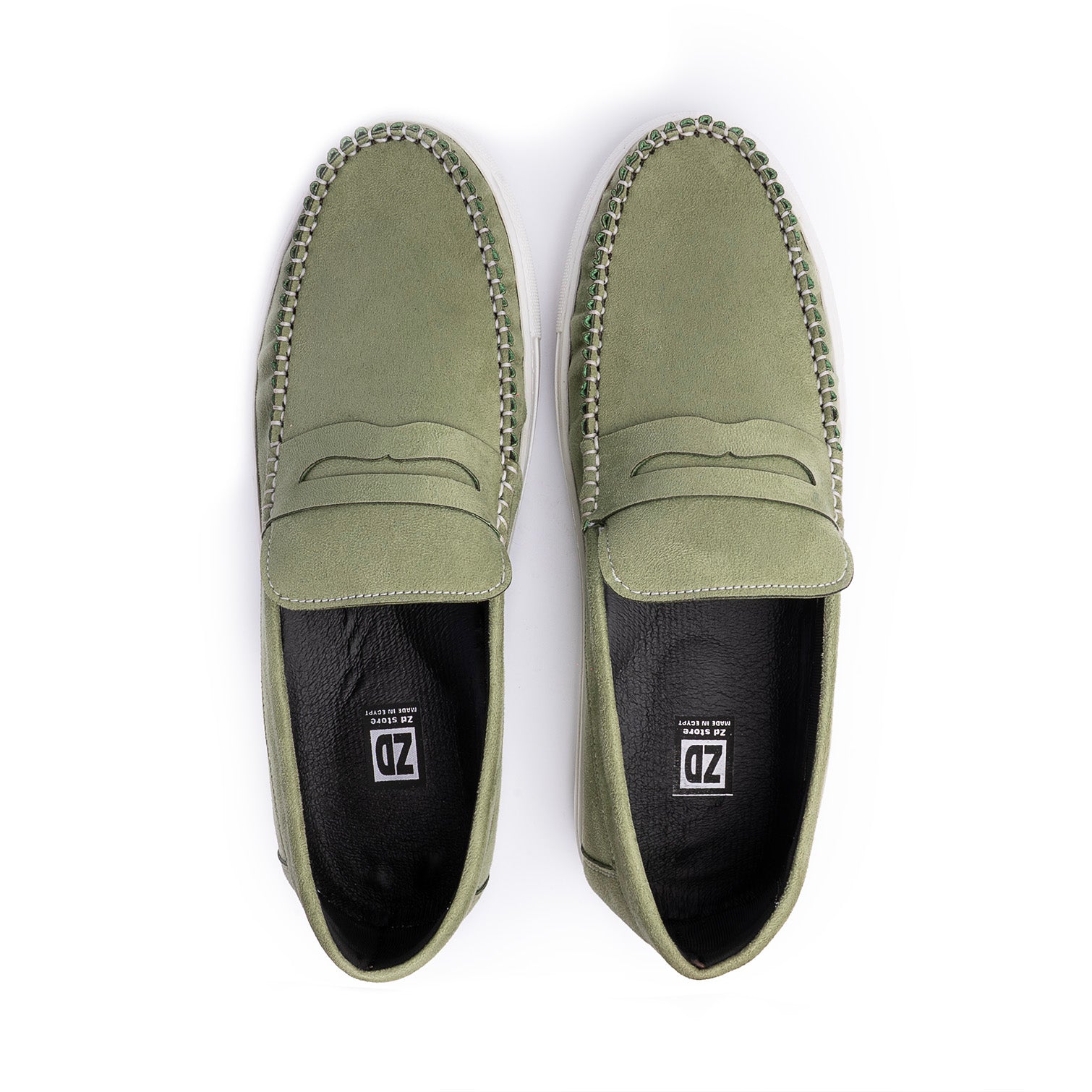 Handmade summer shoes ZD \120\Green
