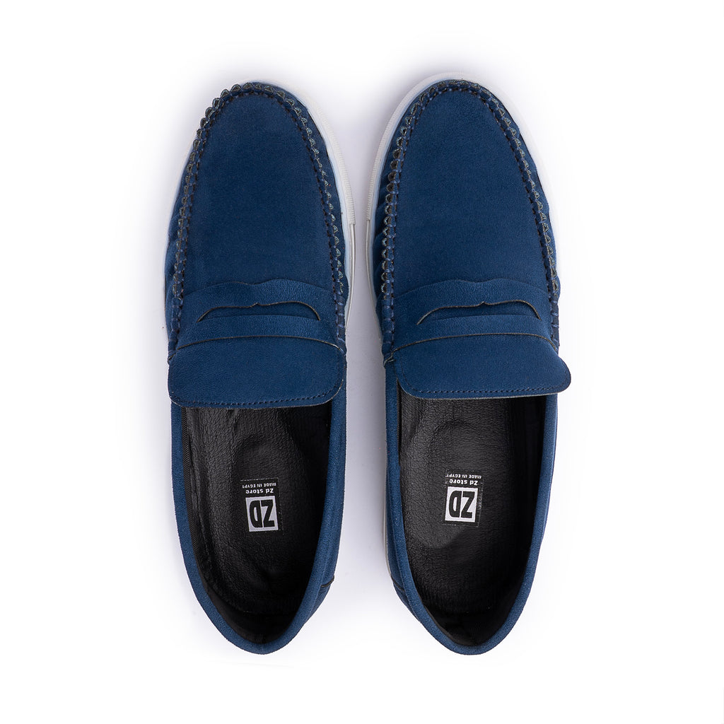 Handmade summer shoes ZD \120\Blue