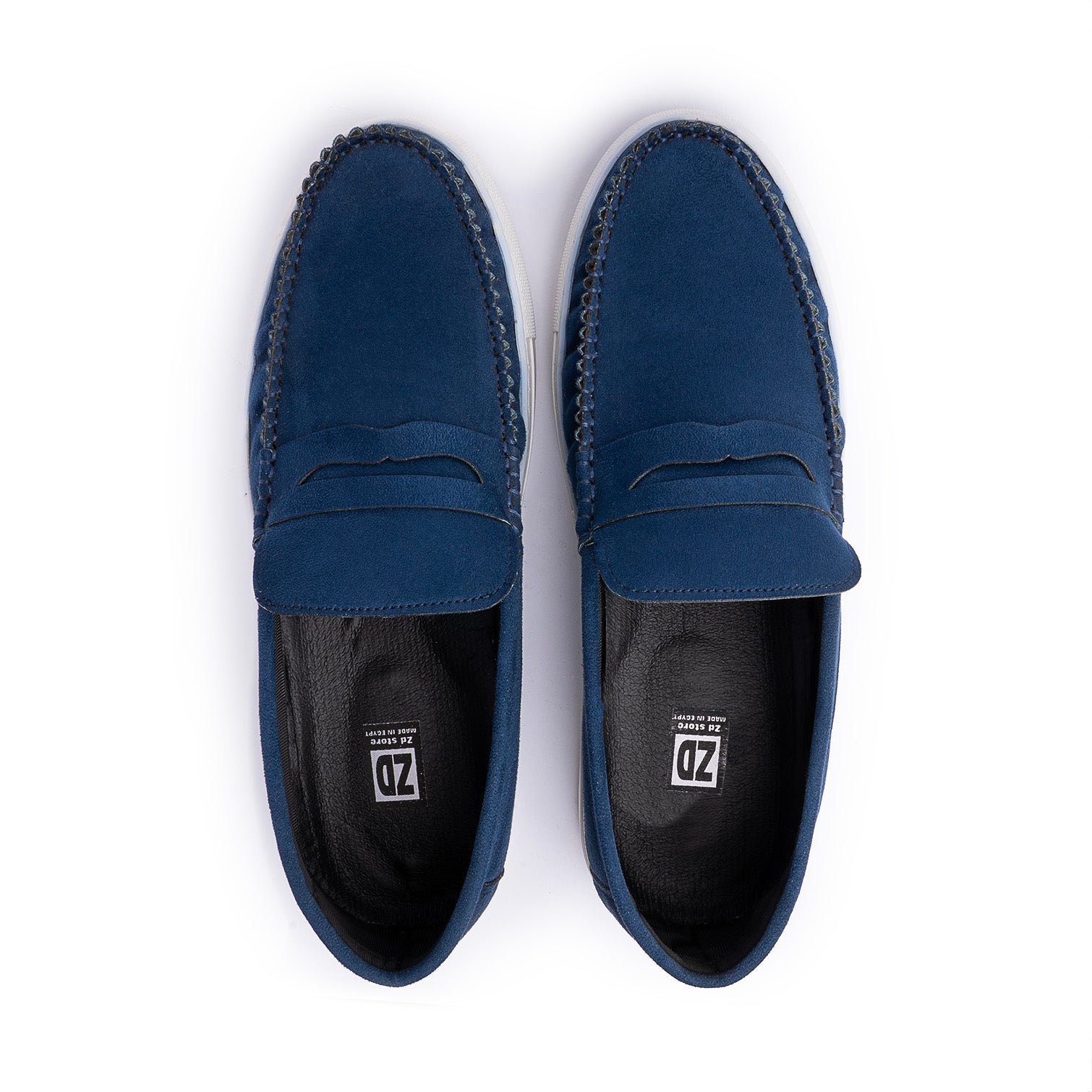 Handmade summer shoes ZD \120\Blue