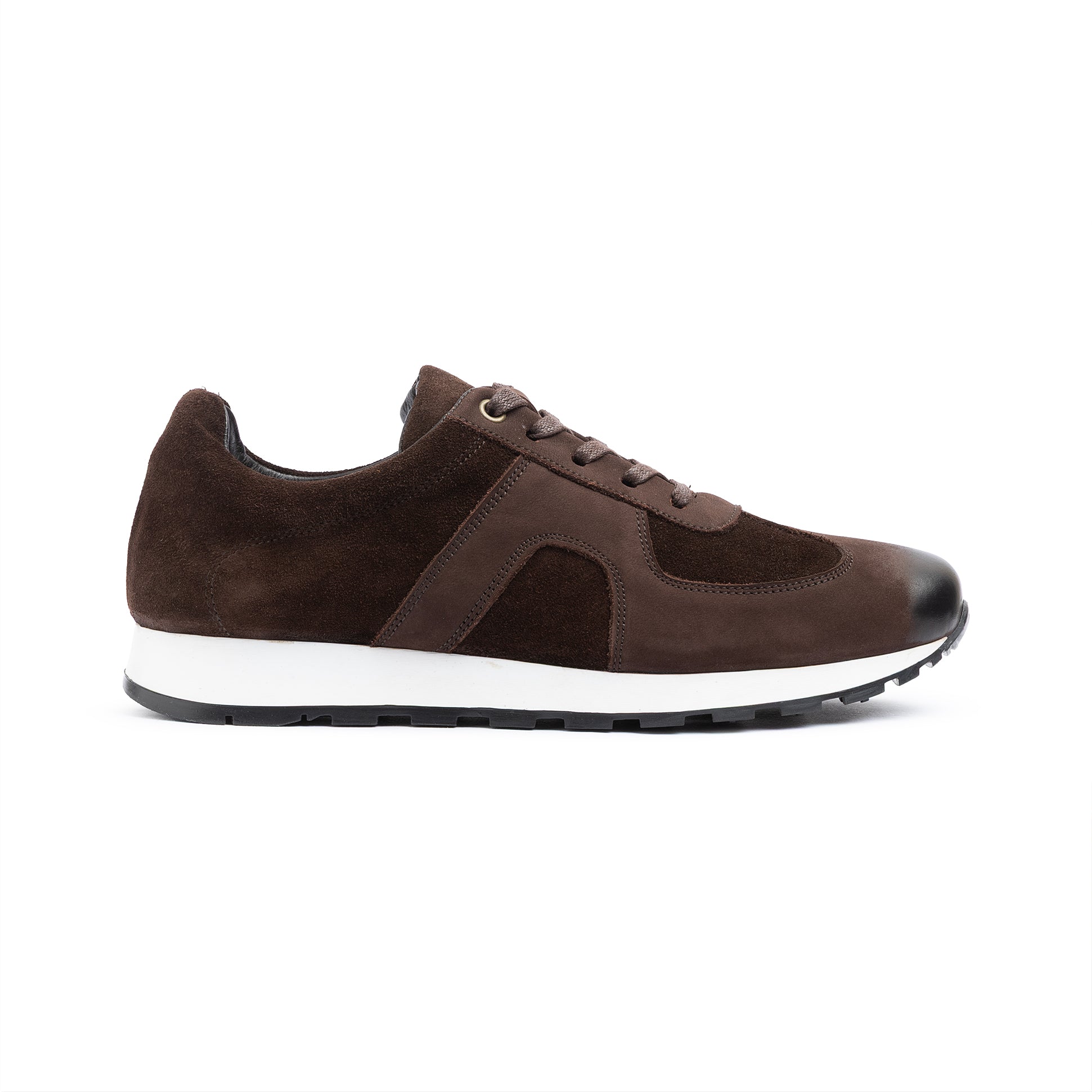 Genuine Leather sneaker ZD-008 \Brown