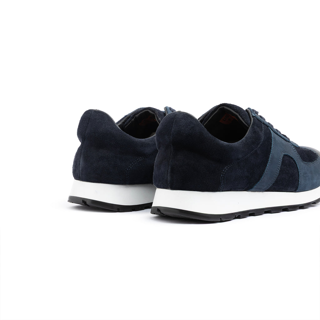 Genuine Leather sneaker ZD-008 \Blue