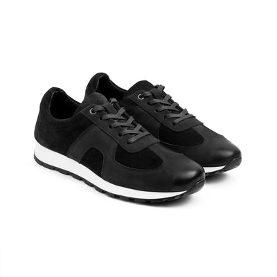 Genuine Leather sneaker ZD-008 \Black