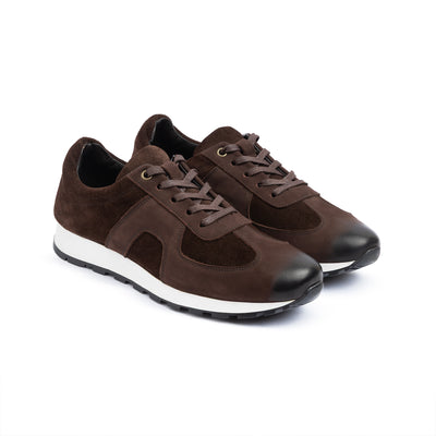 Genuine Leather sneaker ZD-008 \Brown