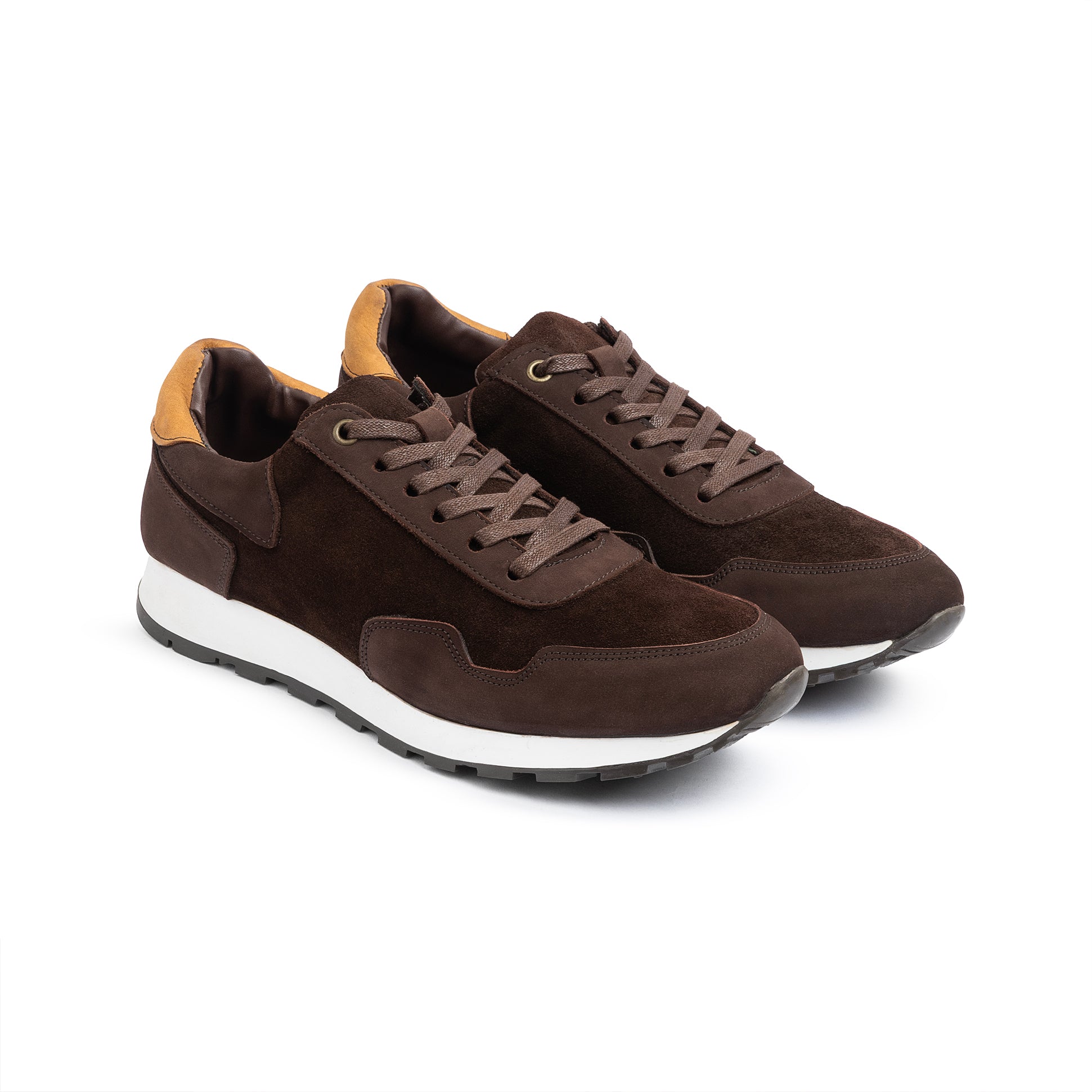 Altra Genuine Leather sneaker ZD-002 \Brown-sh