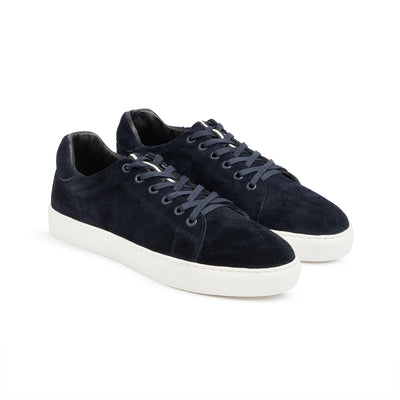 Light Leather Sneaker ZD-001 \Blue