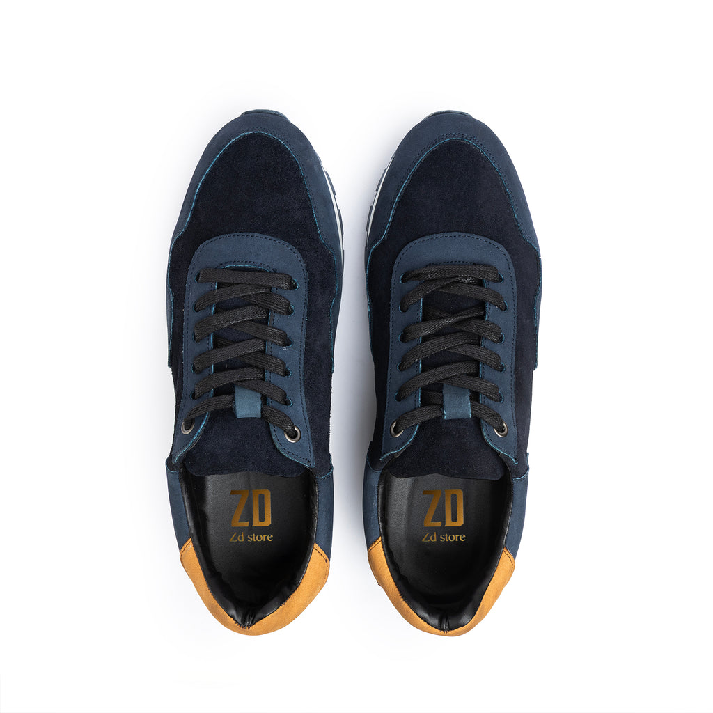 Altra Genuine Leather sneaker ZD-002 \Blue-sh