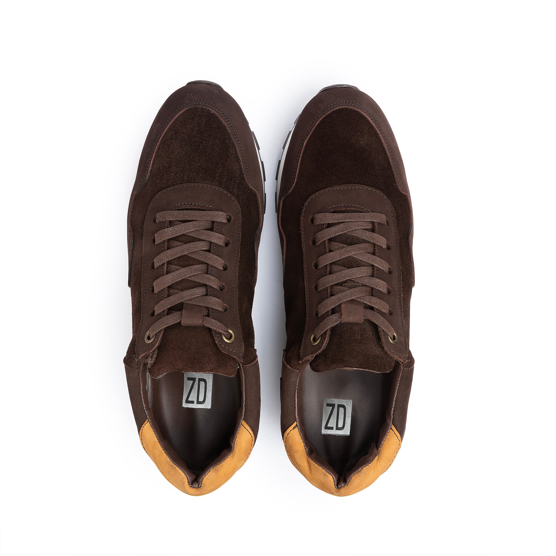 Altra Genuine Leather sneaker ZD-002 \Brown-sh