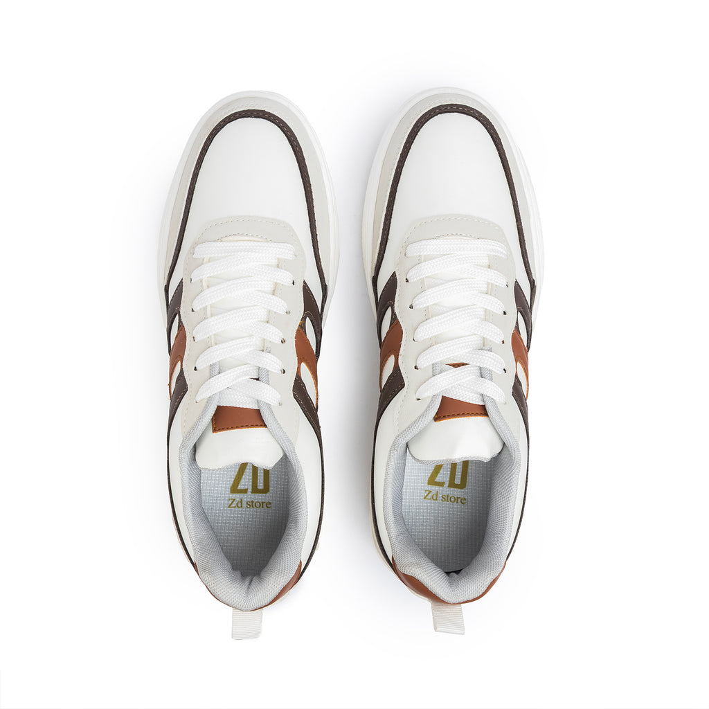 Light Sneaker ZD-156 White-Brown