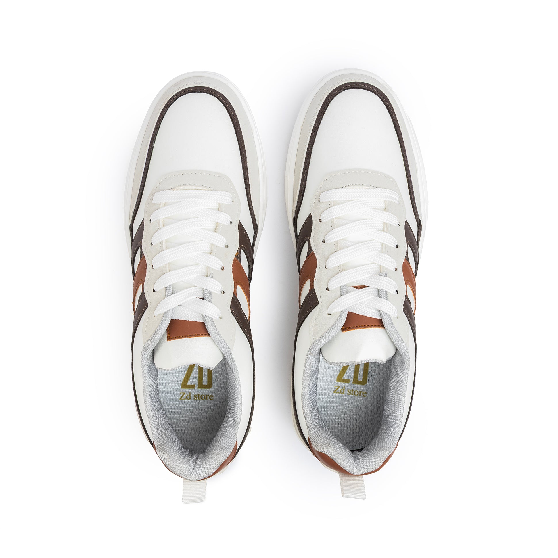 Light Sneaker ZD-156 White-Brown