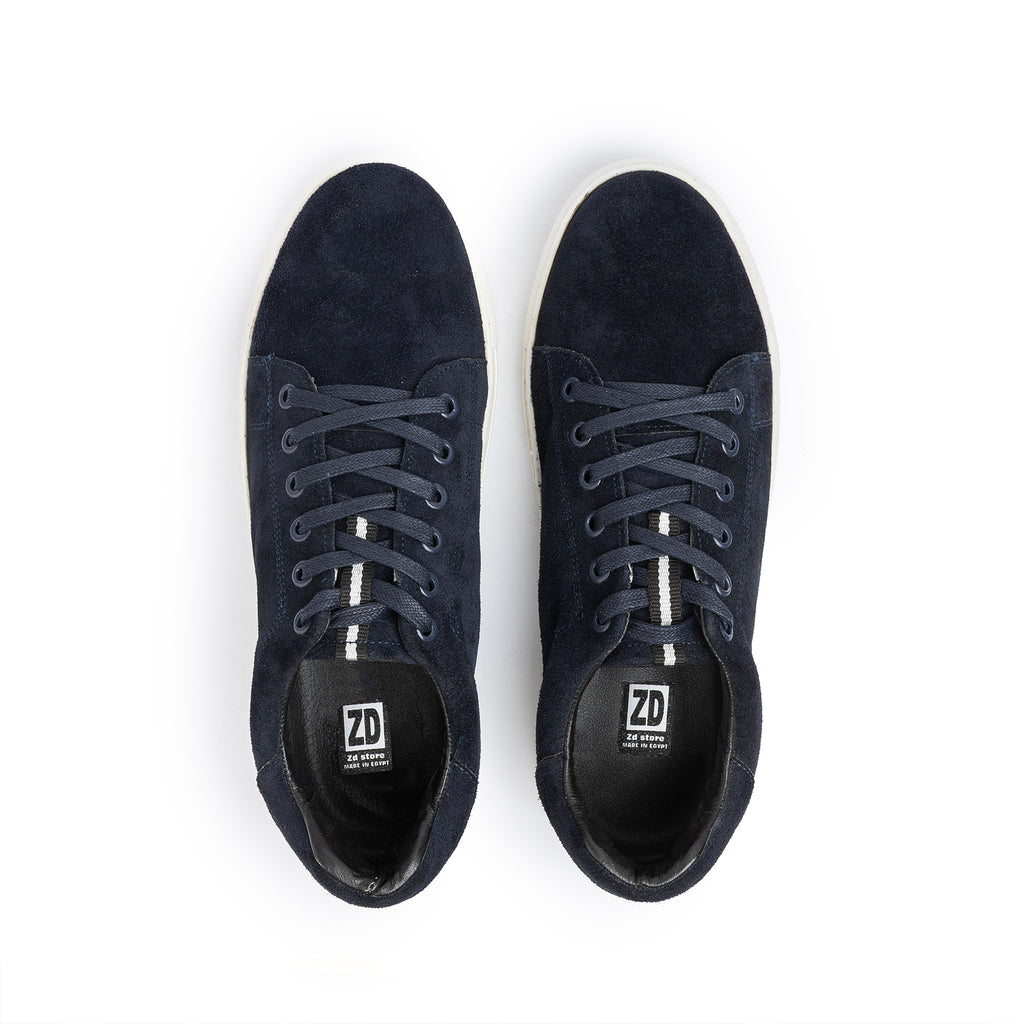 Light Leather Sneaker ZD-001 \Blue