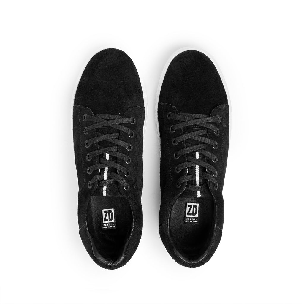 Light Leather Sneaker ZD-001 \Black