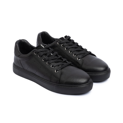 Light Leather Sneaker ZD-001 \ Black LE