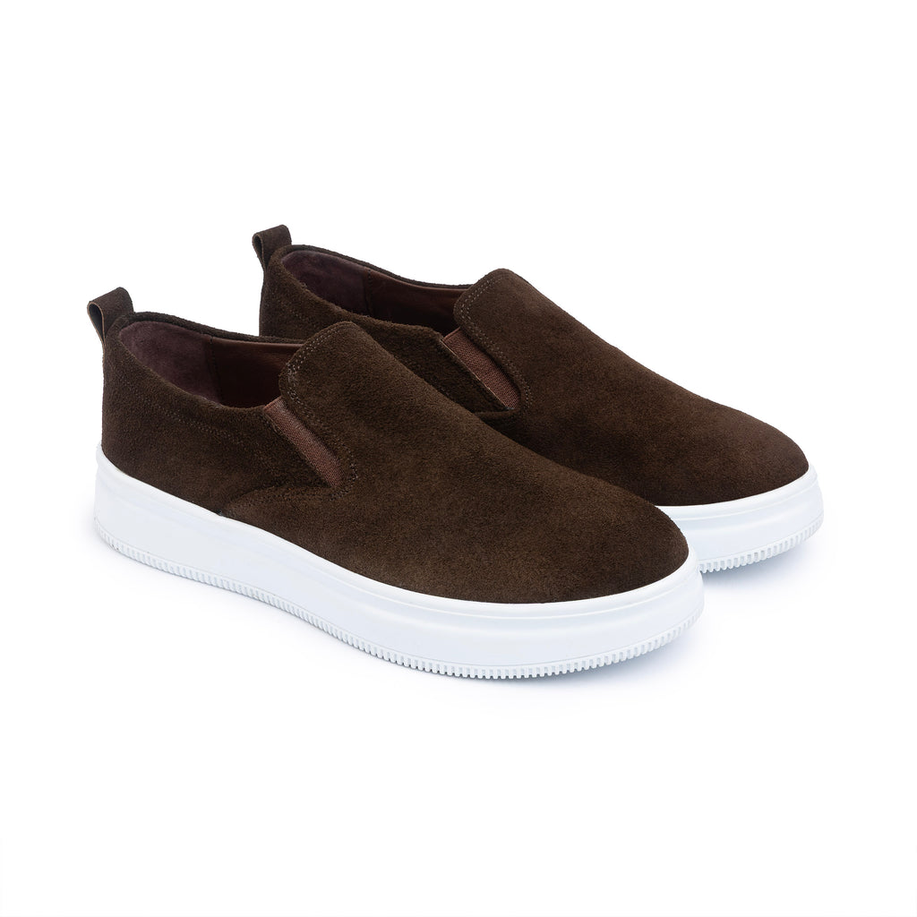 Light Sneaker leather ZD - 203 \ Brown Sh