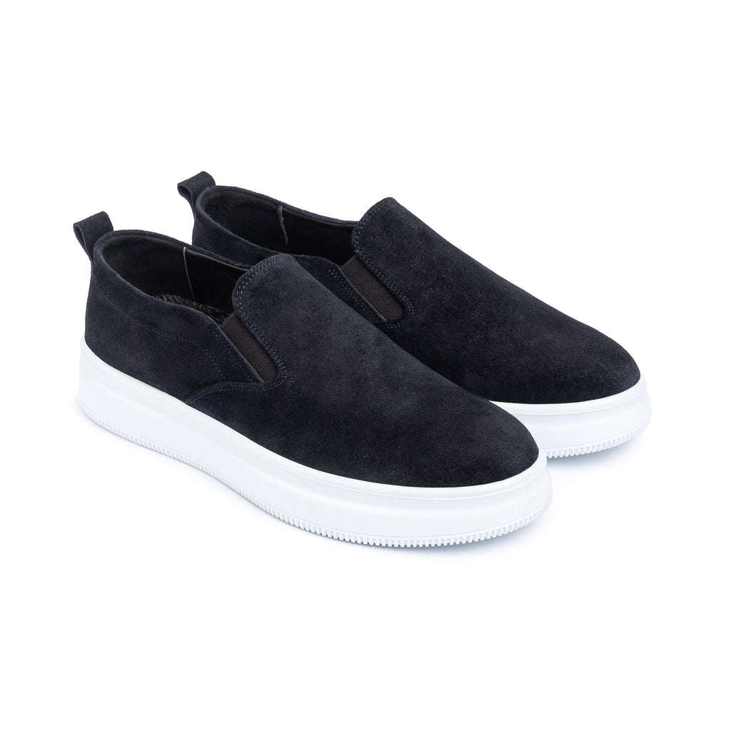 Light Sneaker leather ZD - 203 \ Blue Sh