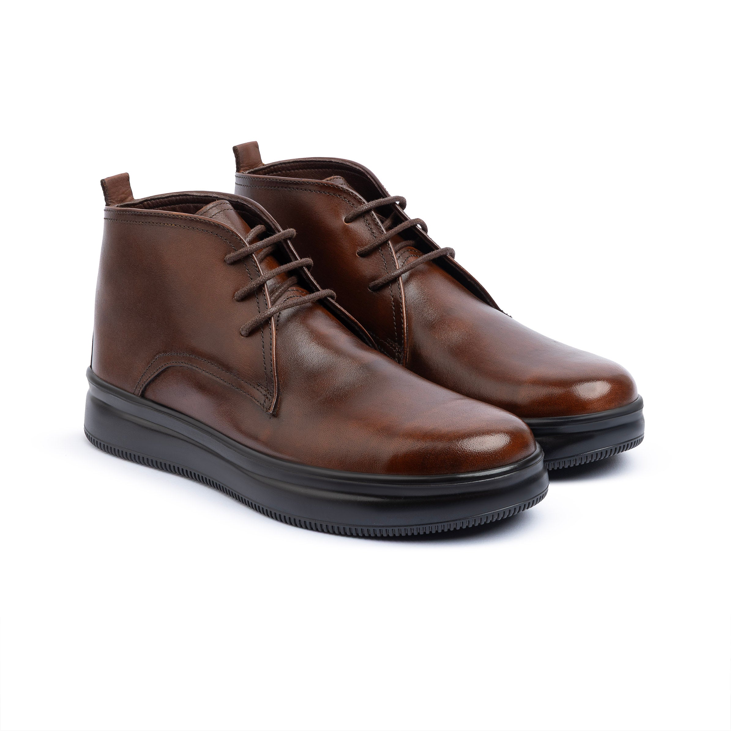 Men's genuine leather boots \ Brown