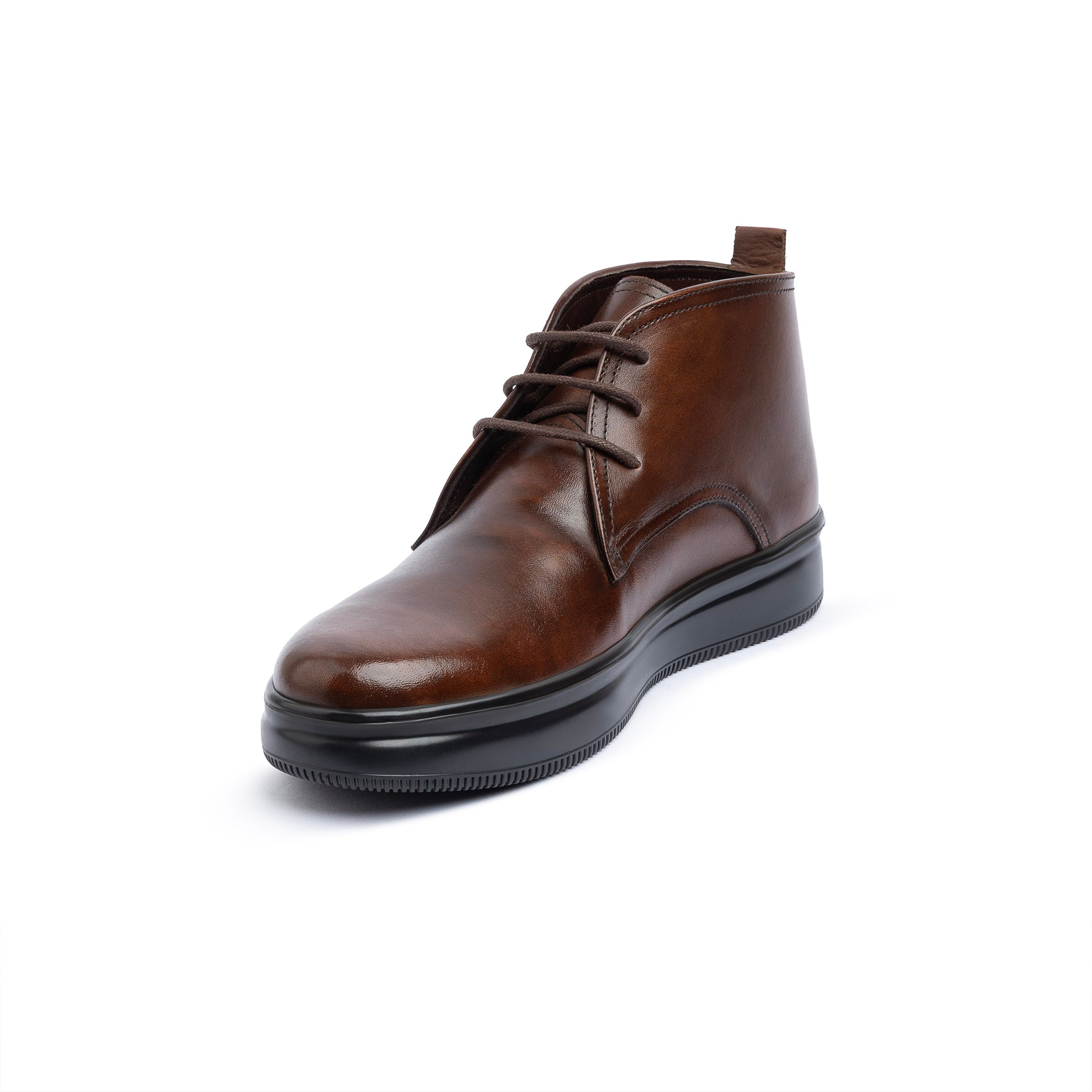 Men's genuine leather boots \ Brown
