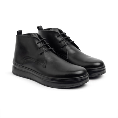 Men's genuine leather boots \ Black