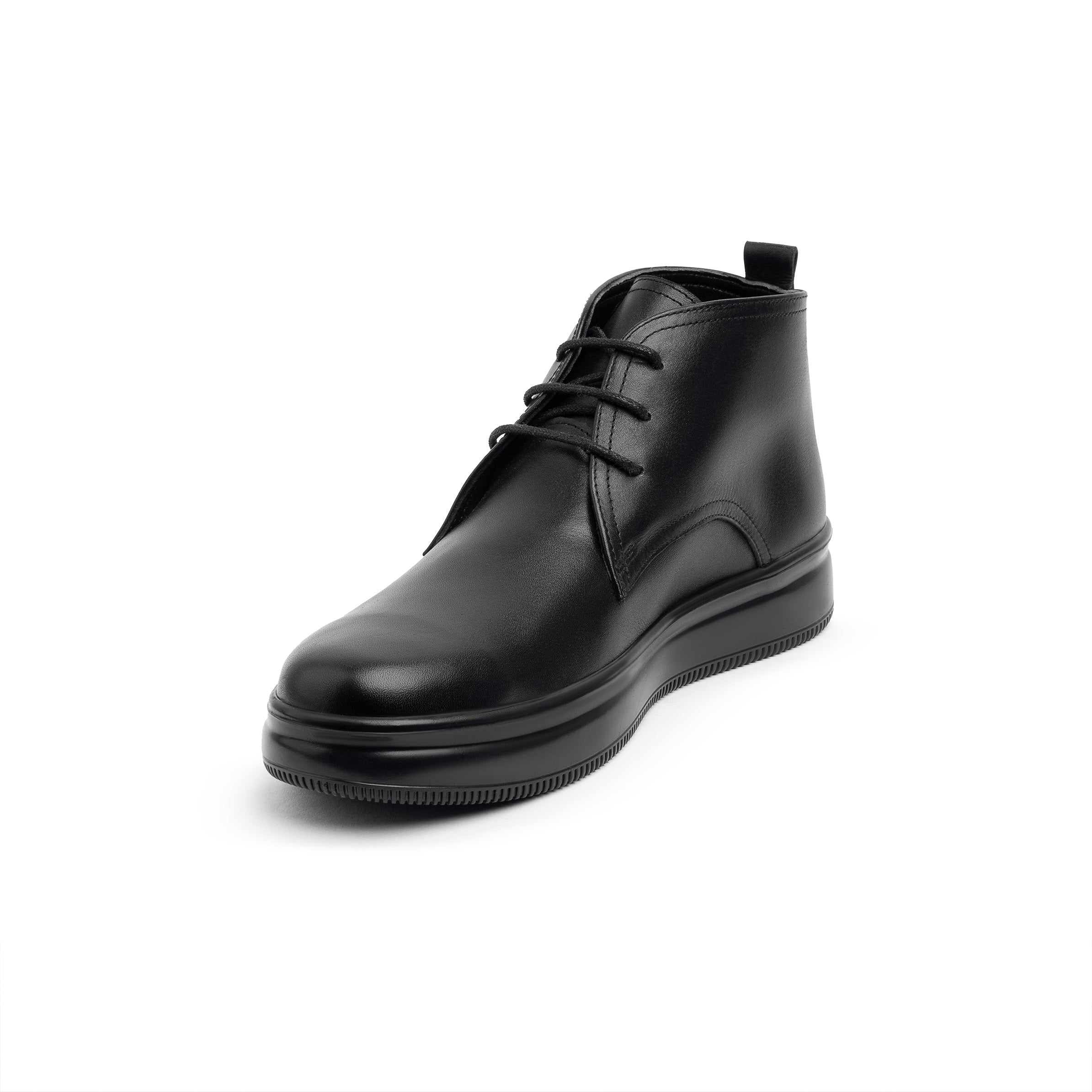 Men's genuine leather boots \ Black