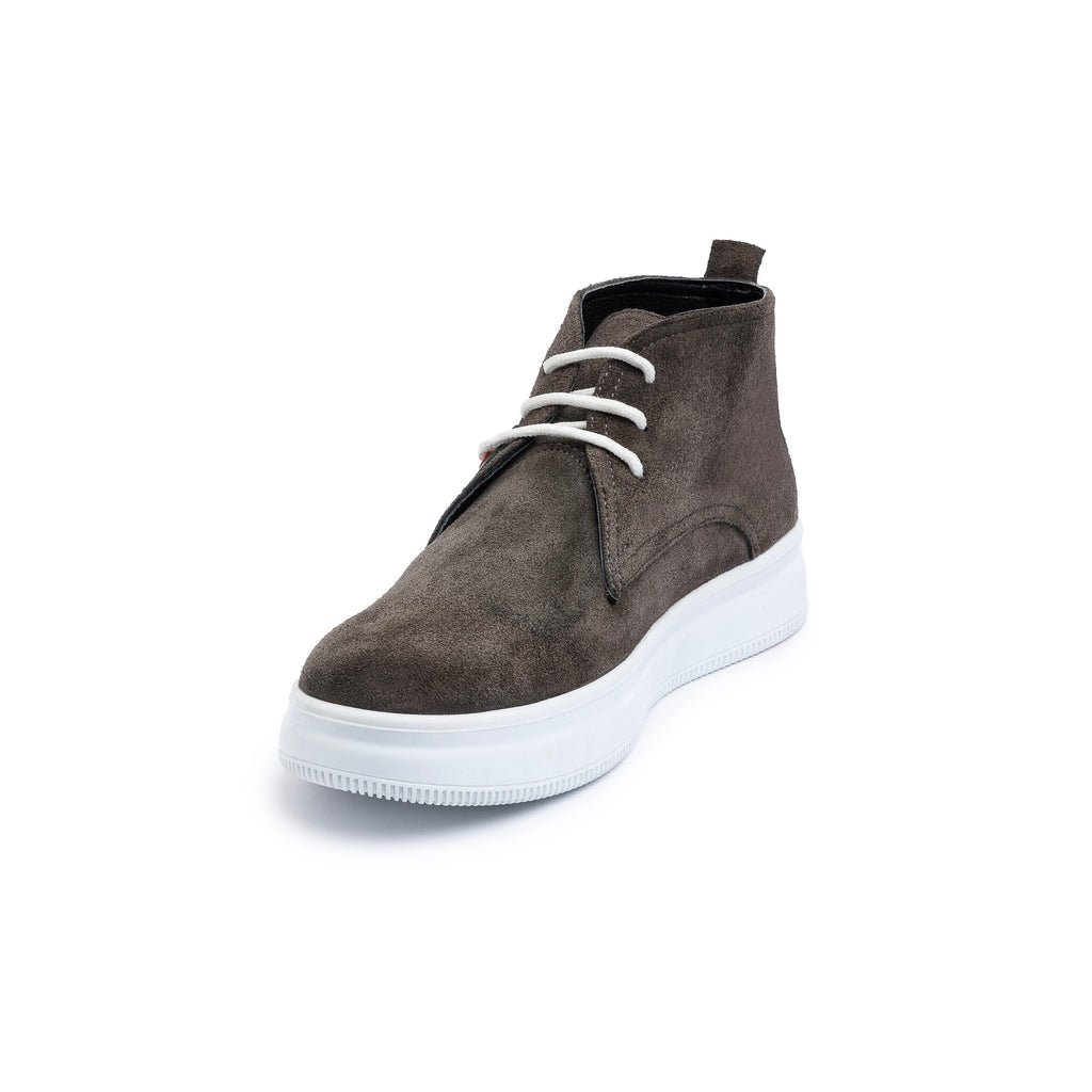 Men's genuine leather boots SH \ Gray