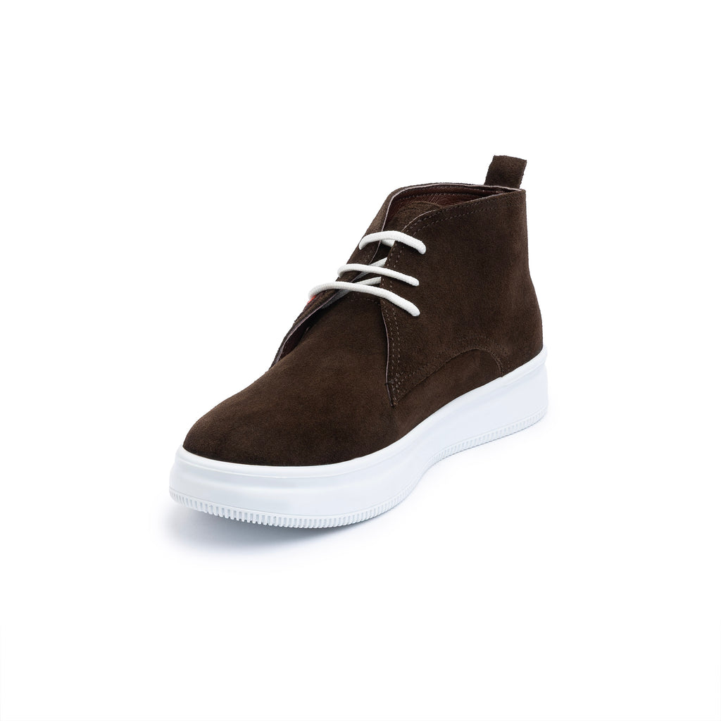 Men's genuine leather boots SH \ Brown