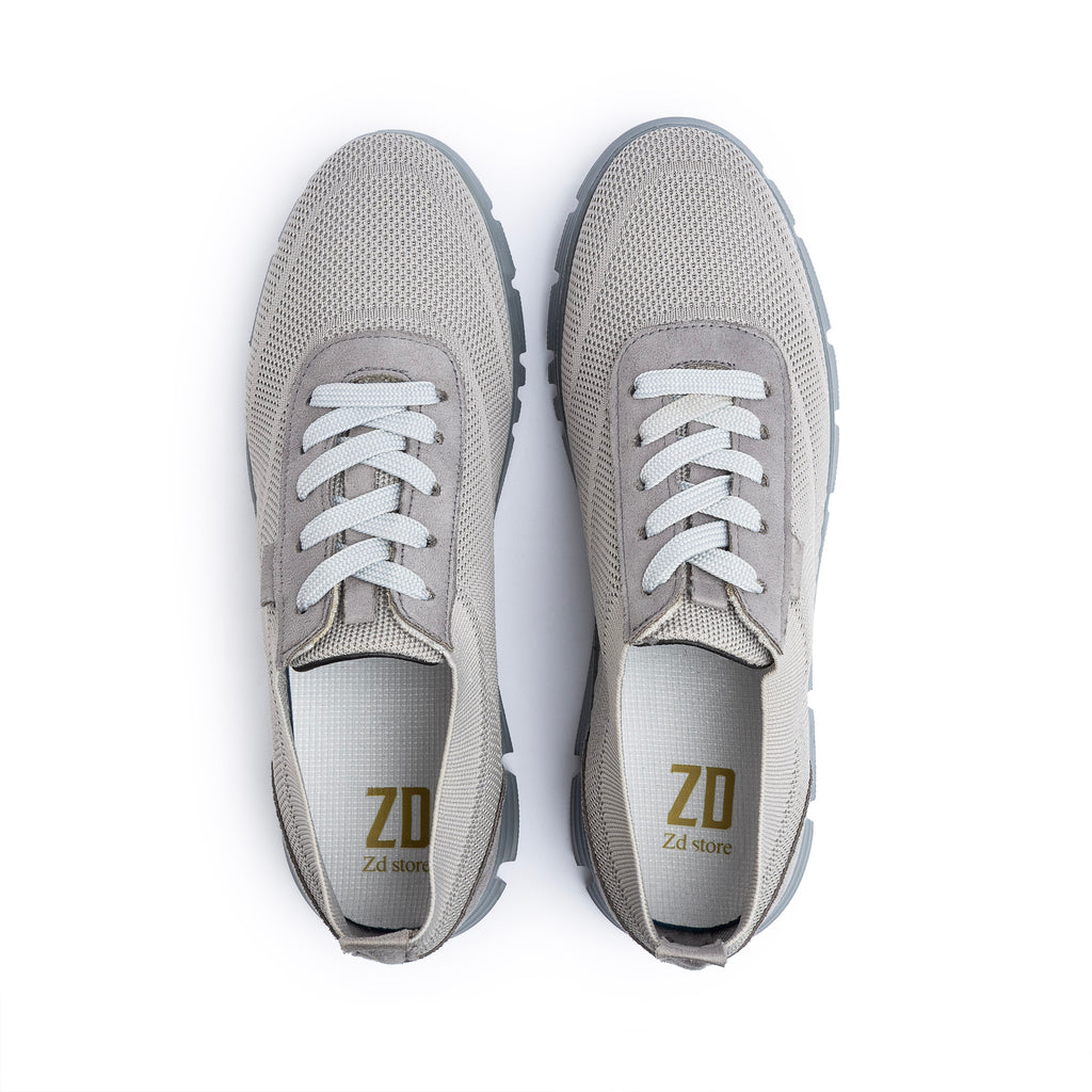 Lightweight knitted sneakers 157\Gray