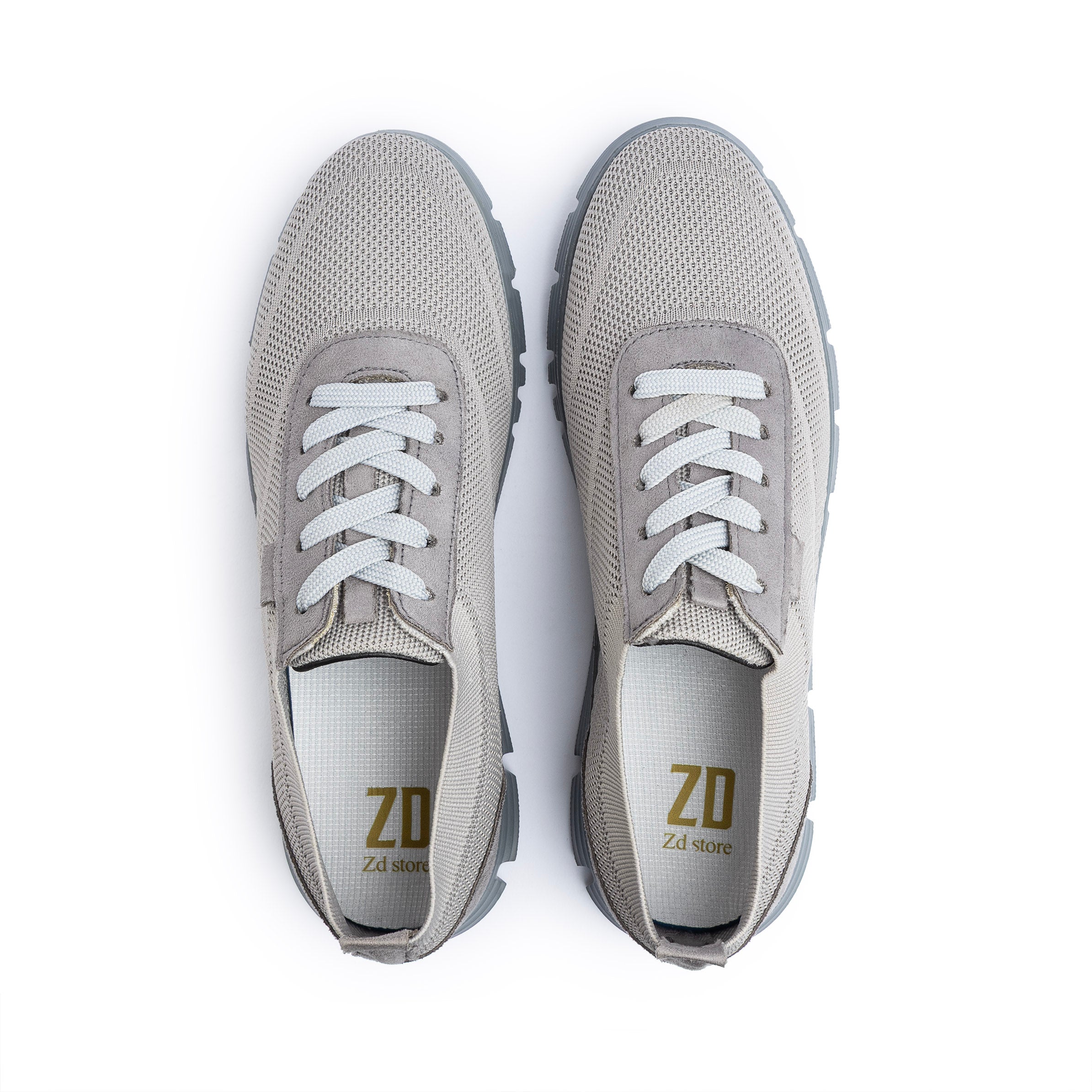 Lightweight knitted sneakers 157\Gray