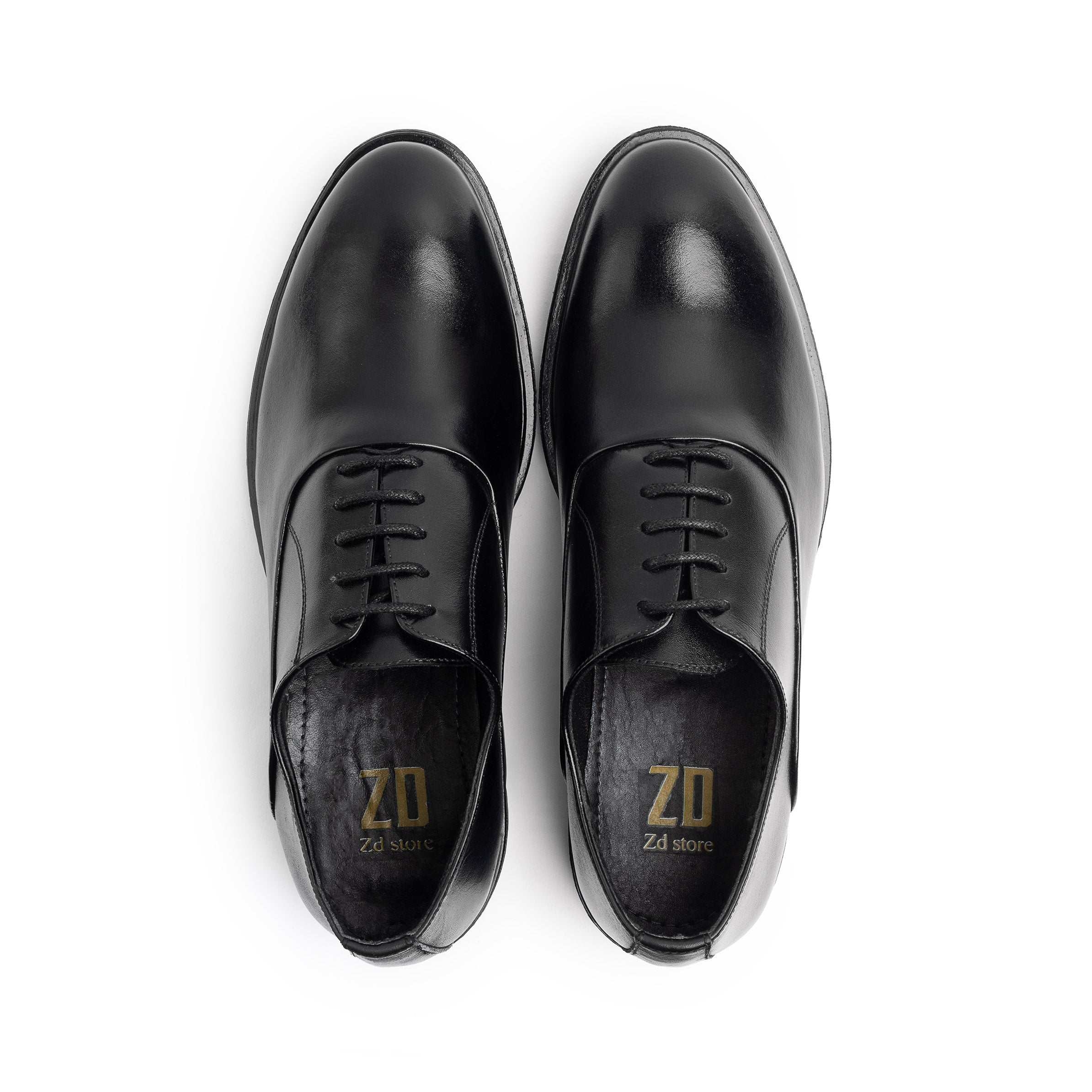 Classic high-quality genuine leather 665 \ Black
