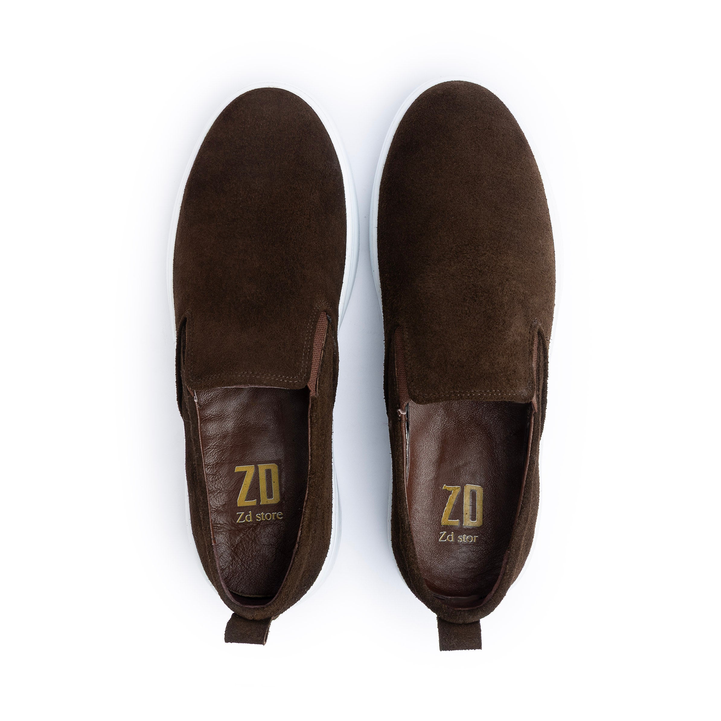 Light Sneaker leather ZD - 203 \ Brown Sh