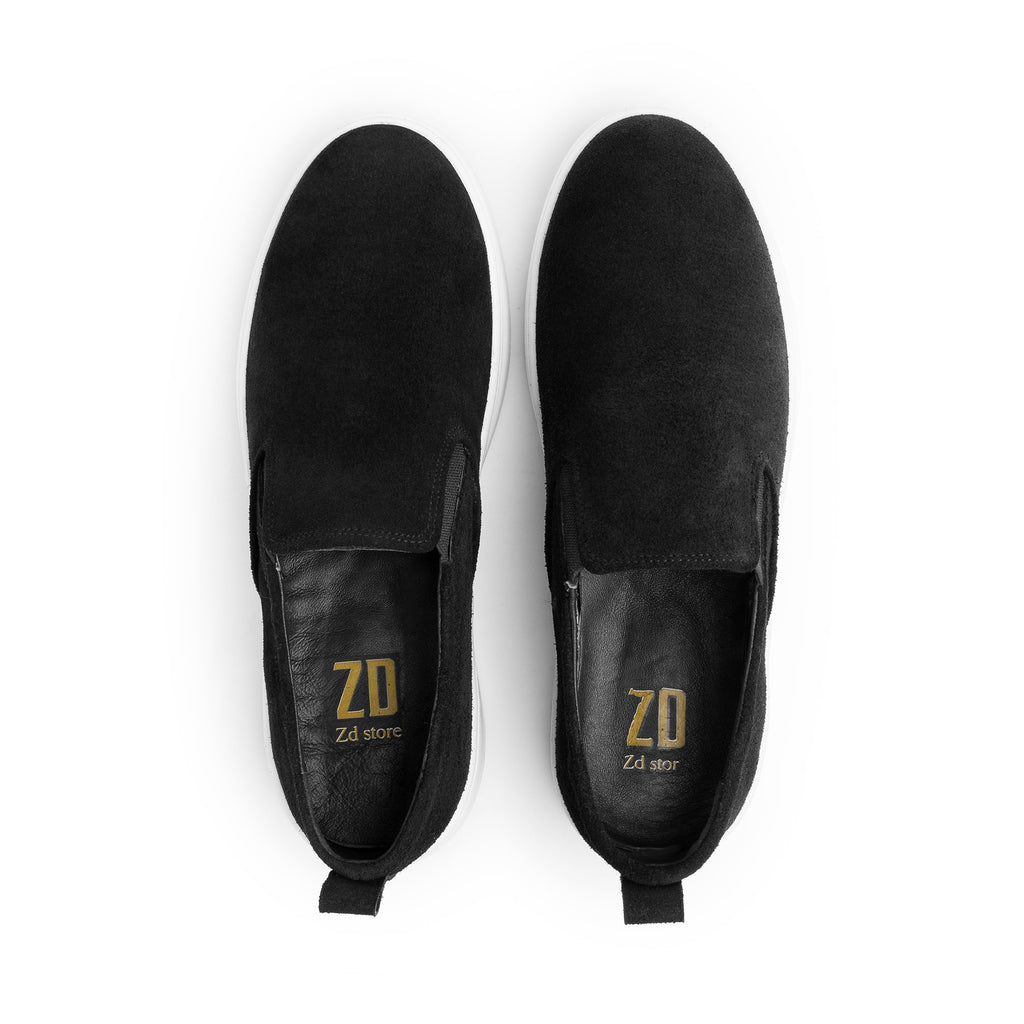 Light Sneaker leather ZD - 203 \ Black Sh