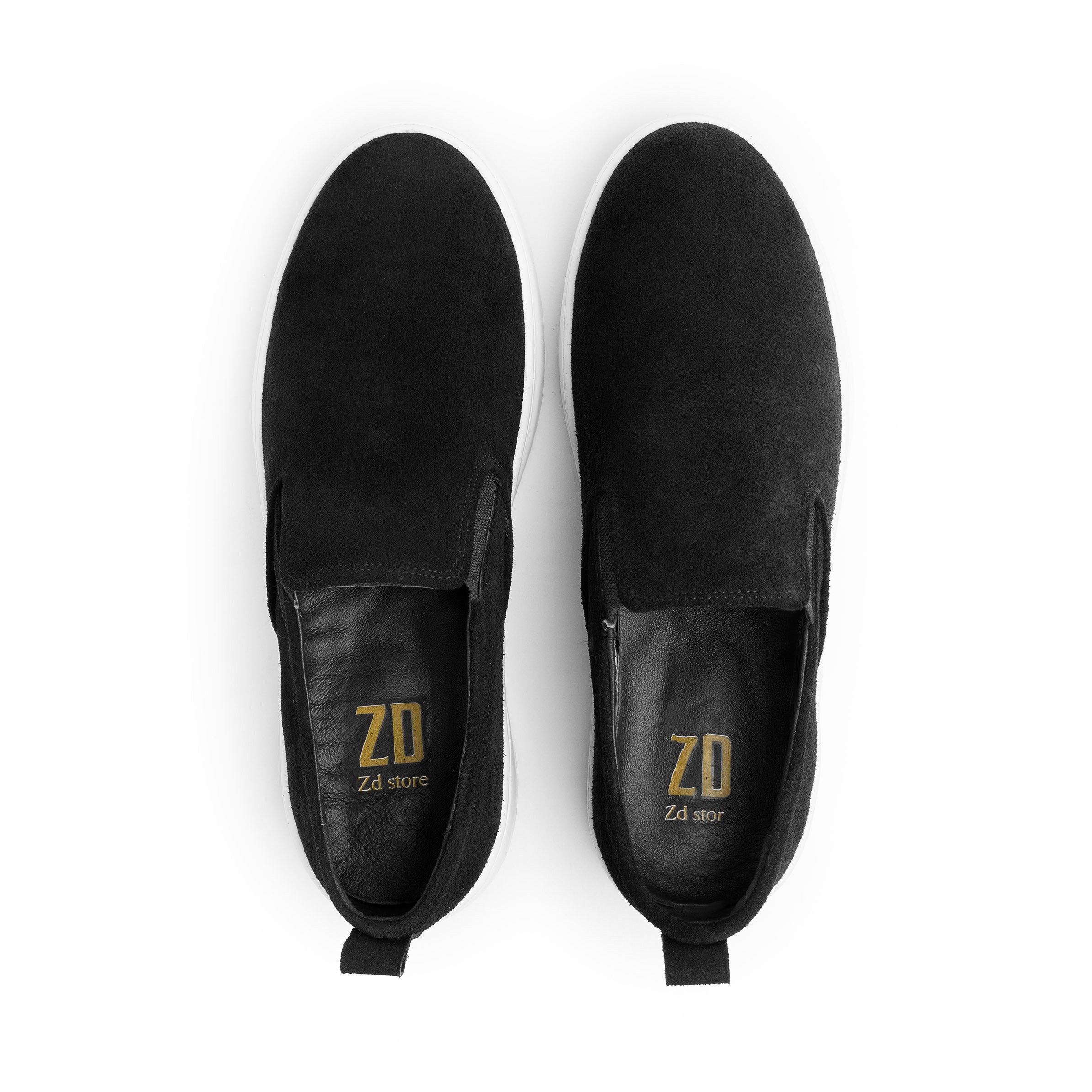 Light Sneaker leather ZD - 203 \ Black Sh