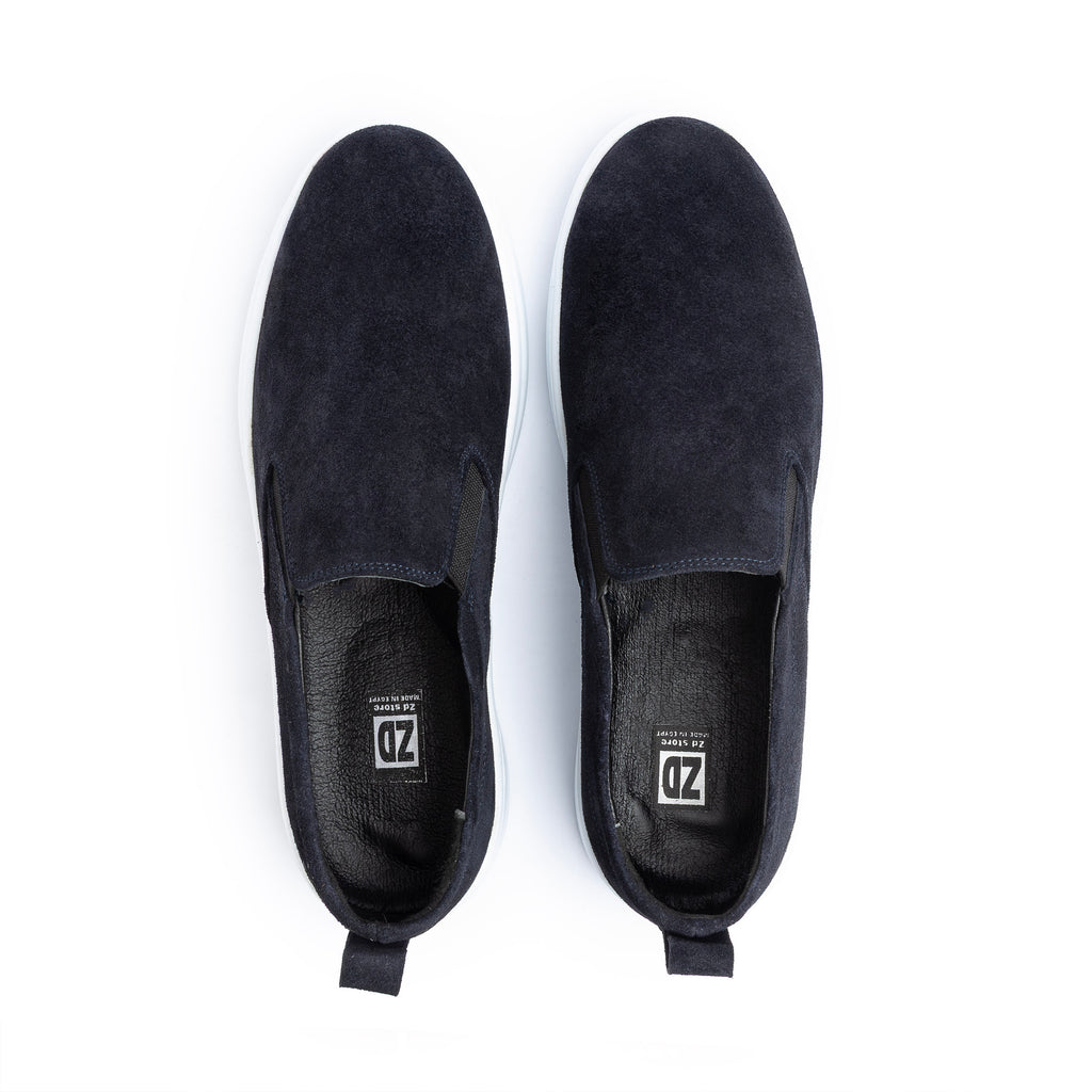 Light Sneaker leather ZD - 203 \ Blue Sh