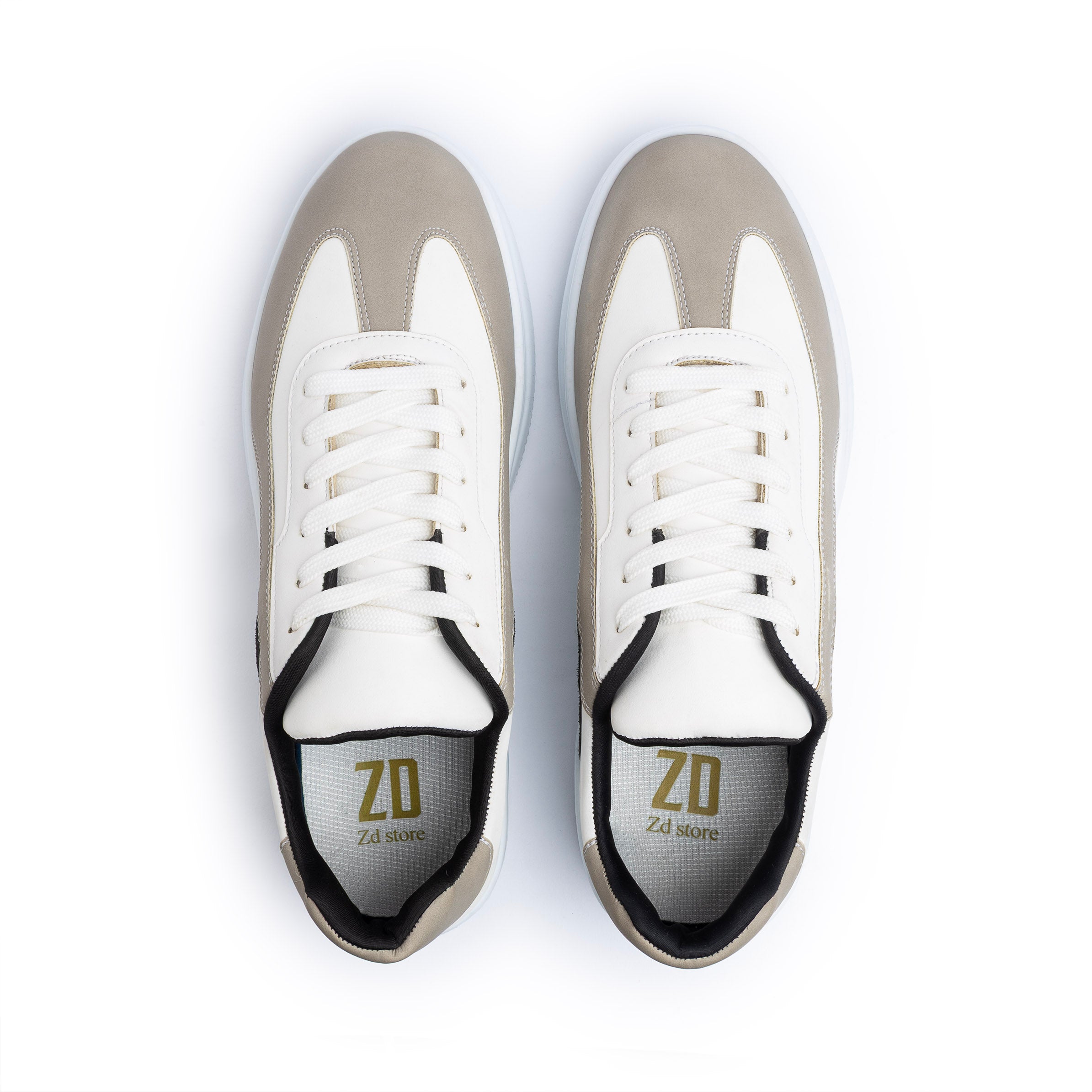 Light Sneaker ZD-207 \White&Baege&Black