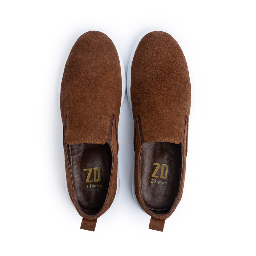 Light Sneaker leather ZD - 203 \Brown 1 Sh