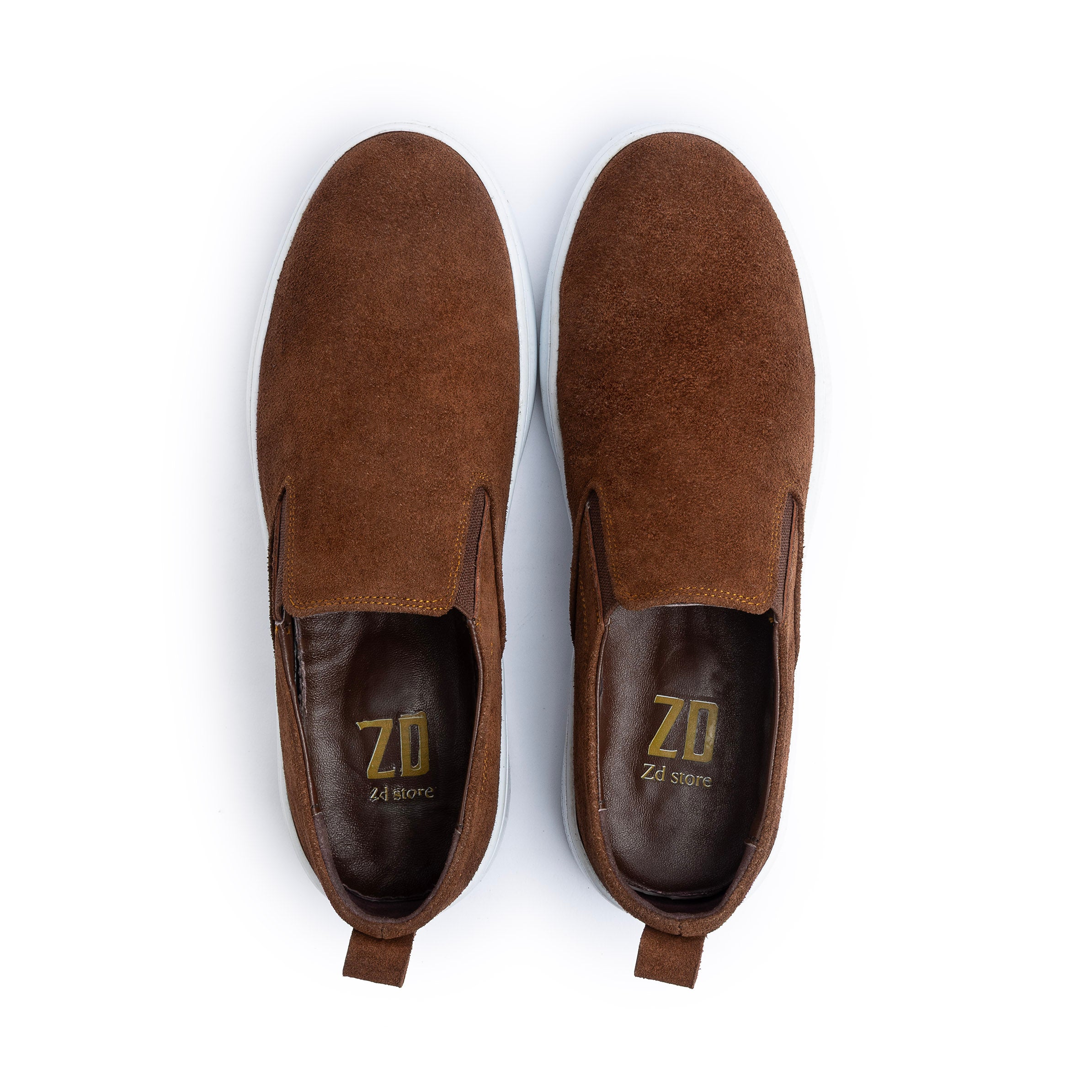 Light Sneaker leather ZD - 203 \Brown 1 Sh