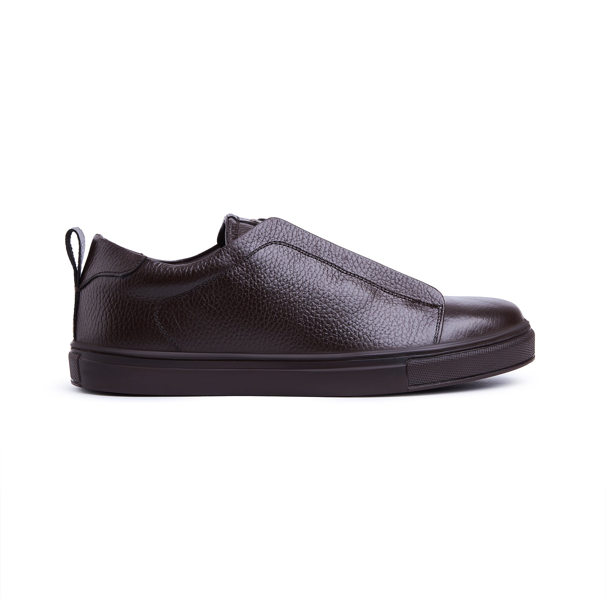 Comfortable new shoes / ZD 011 / Crushed genuine leather Brawn