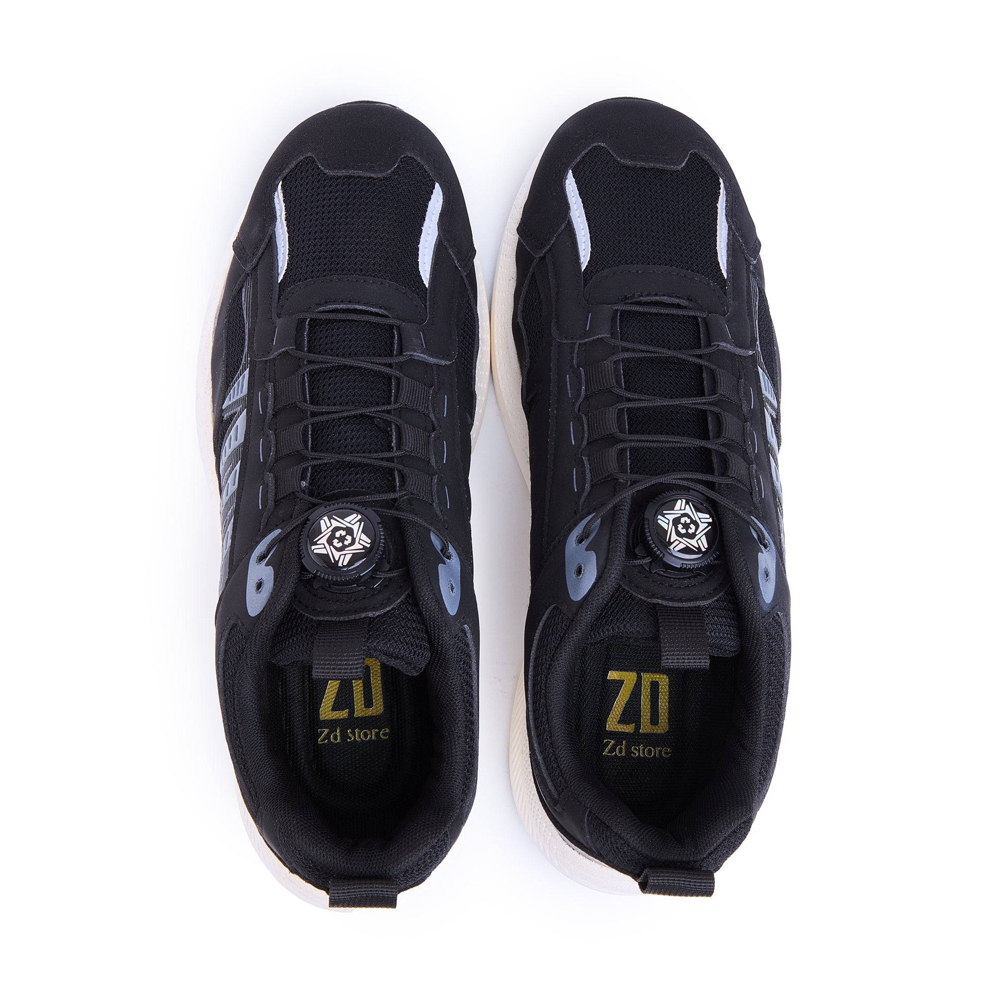 High-quality athletic shoes from ZD / 100-4 Black