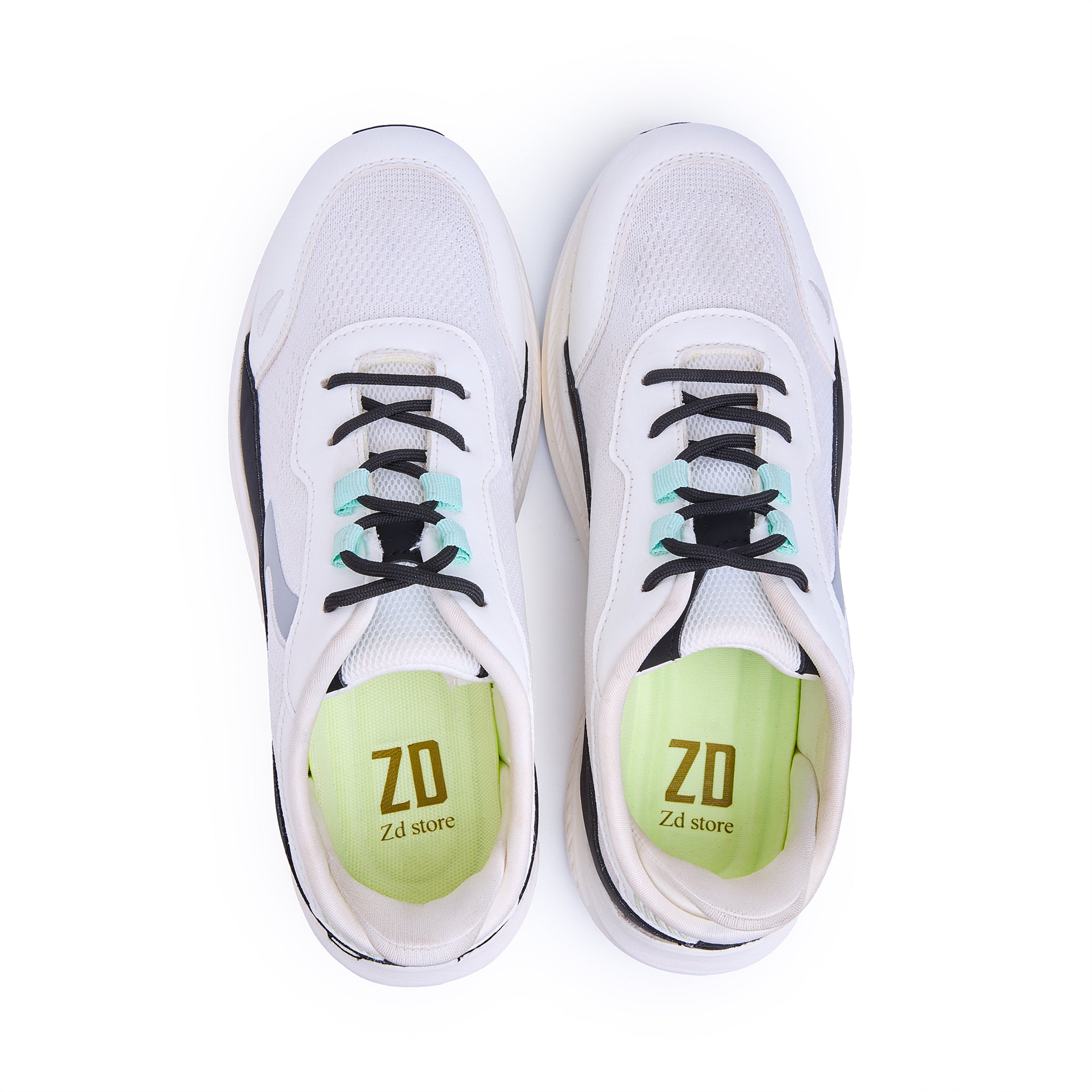 High-quality athletic shoes from ZD / 100-2 White