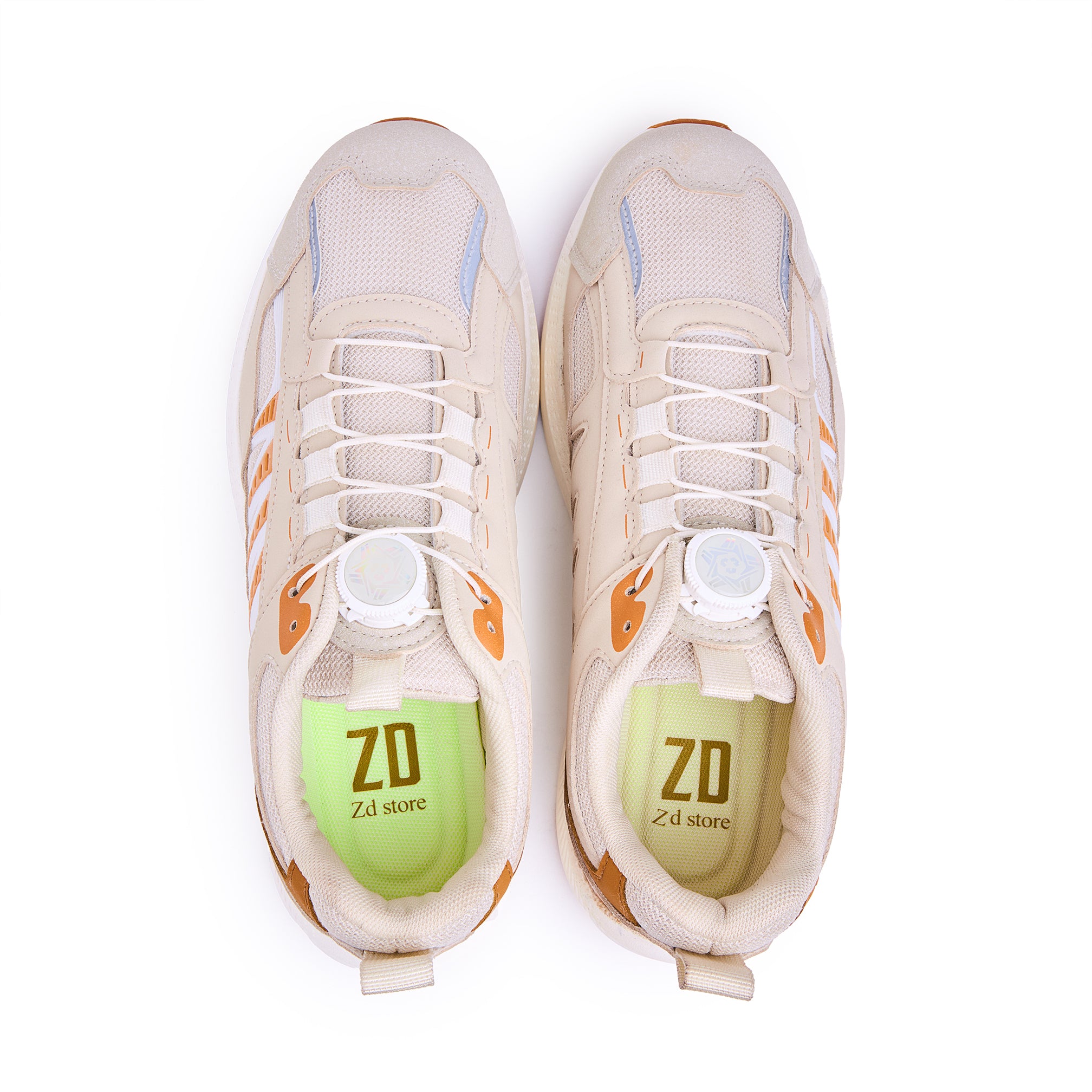 High-quality athletic shoes from ZD / 100-4 Beige