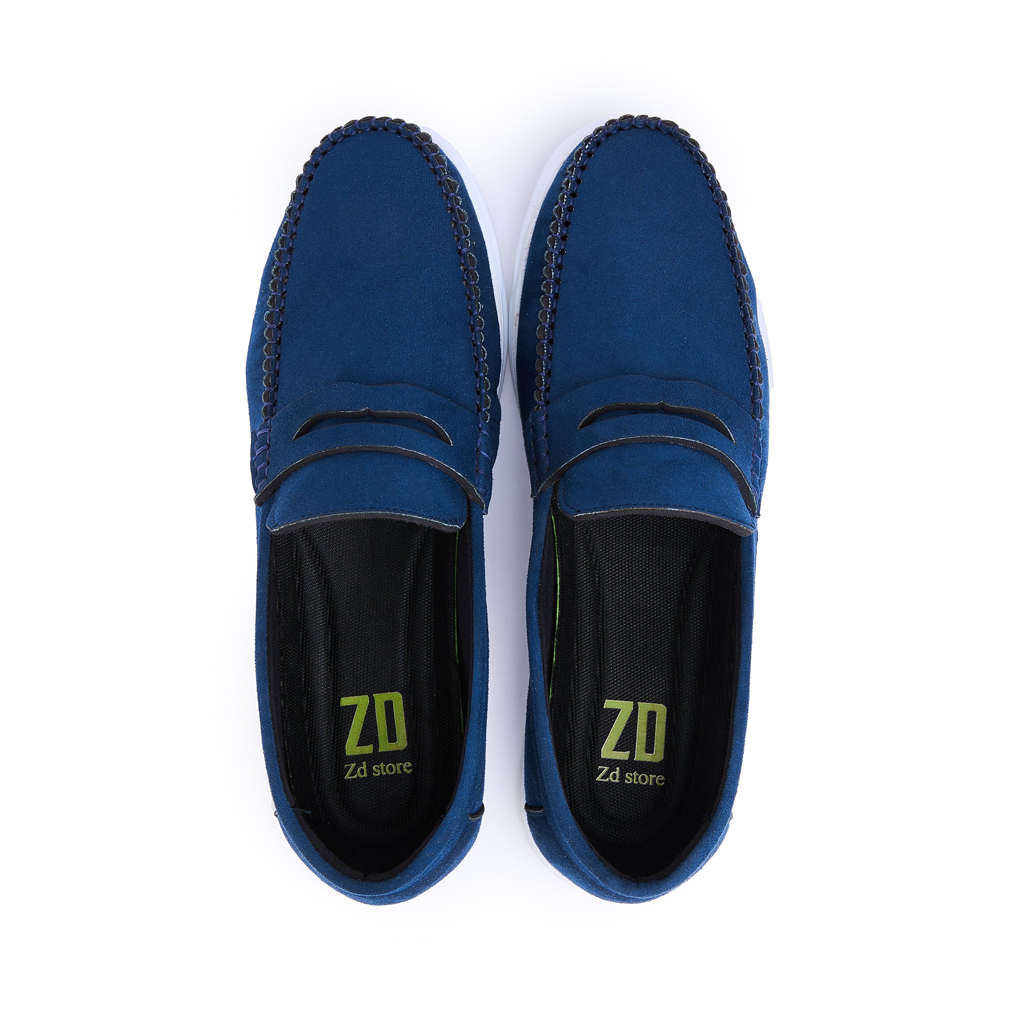 Handmade summer shoes EVA ZD \121\ Blue