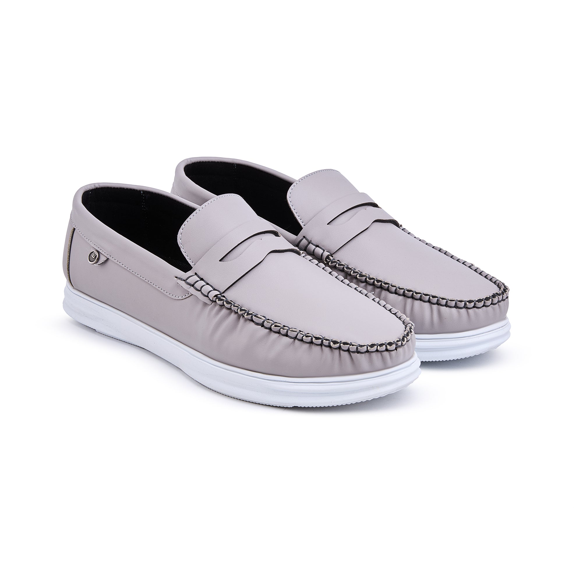 Handmade summer shoes EVA ZD \121\ Gray Lethr