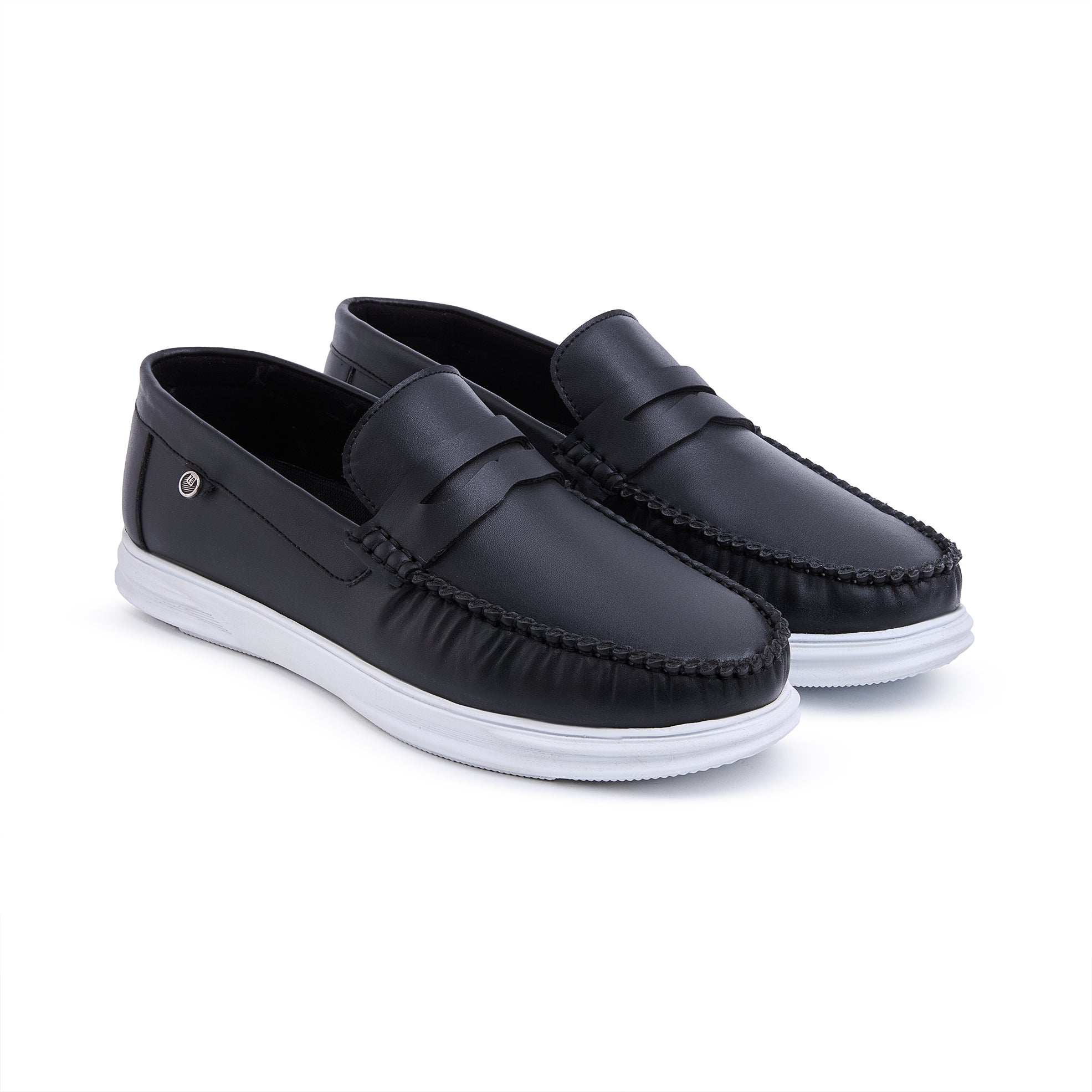Handmade summer shoes EVA ZD \121\ Black Lethr