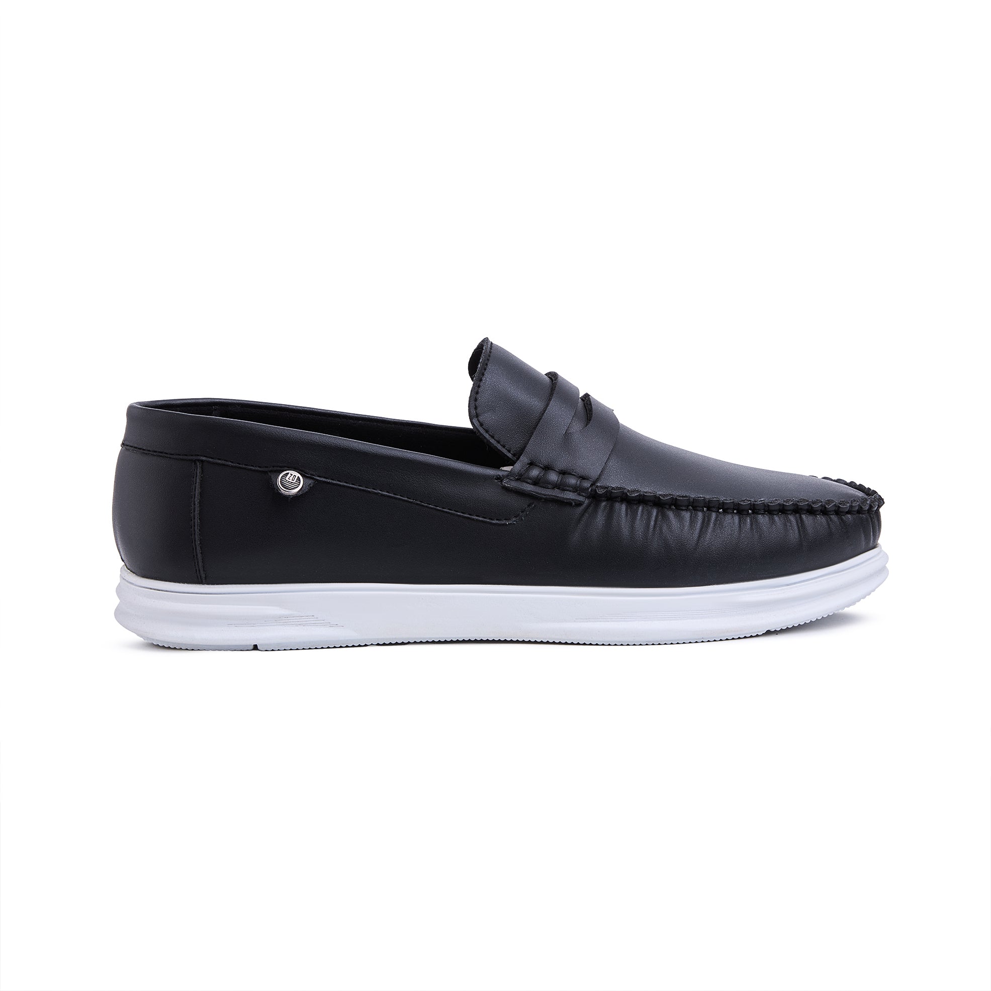 Handmade summer shoes EVA ZD \121\ Black Lethr